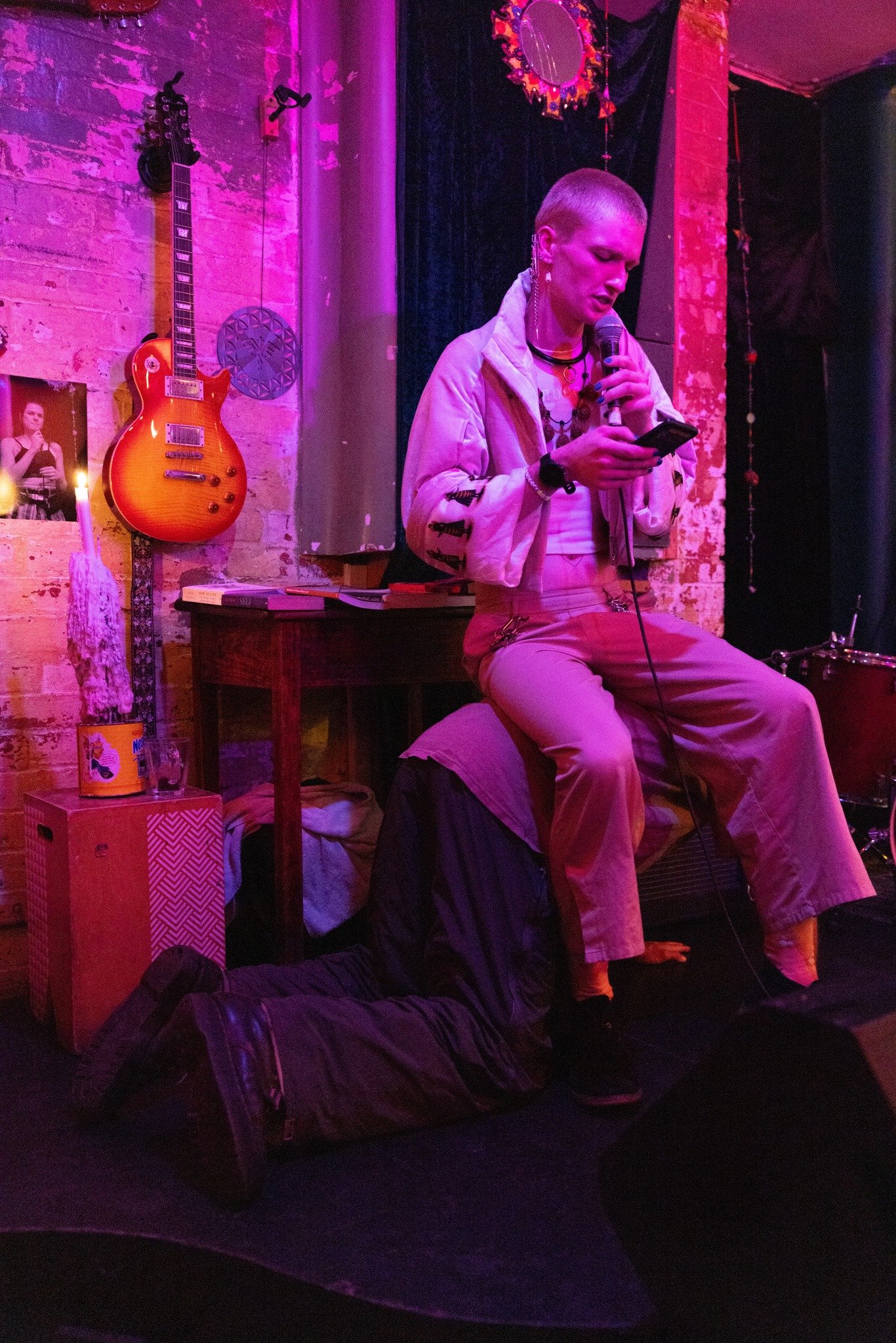 Juniper does Be Fearless Poetry!