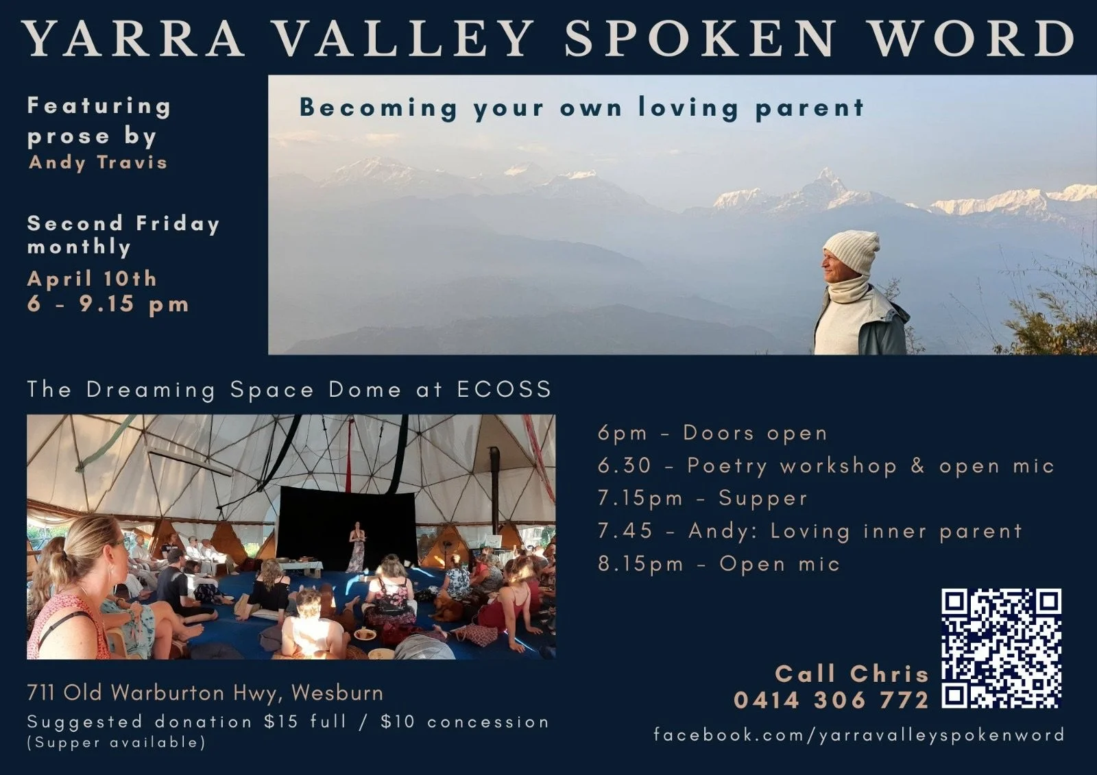 Yarra Valley Spoken Word MONTHLY ft. Andy Travis