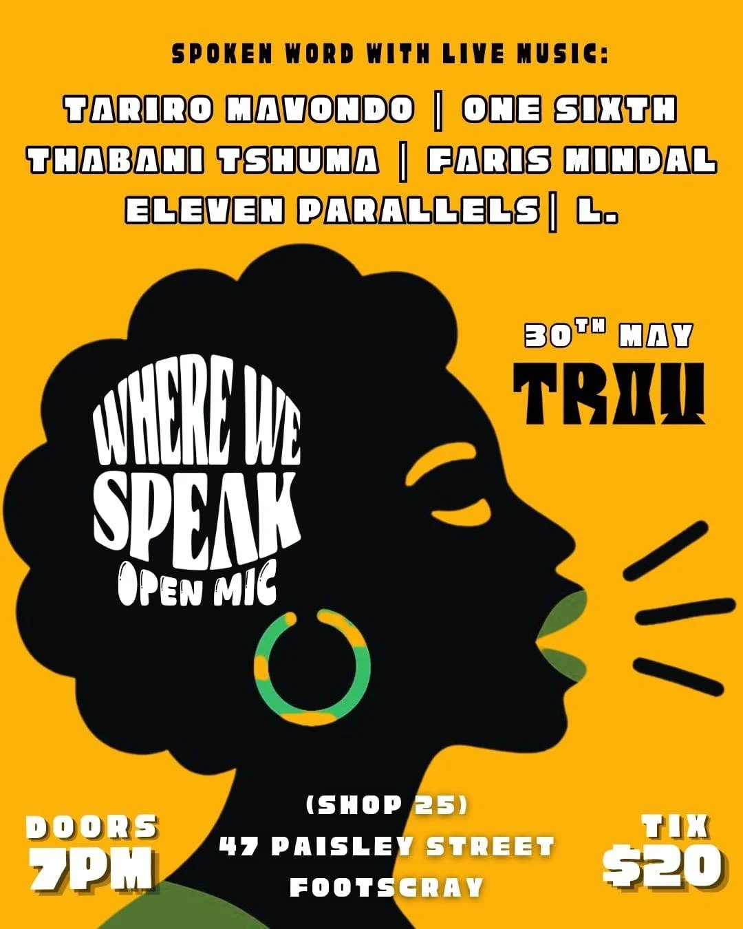Where We Speak Open Mic