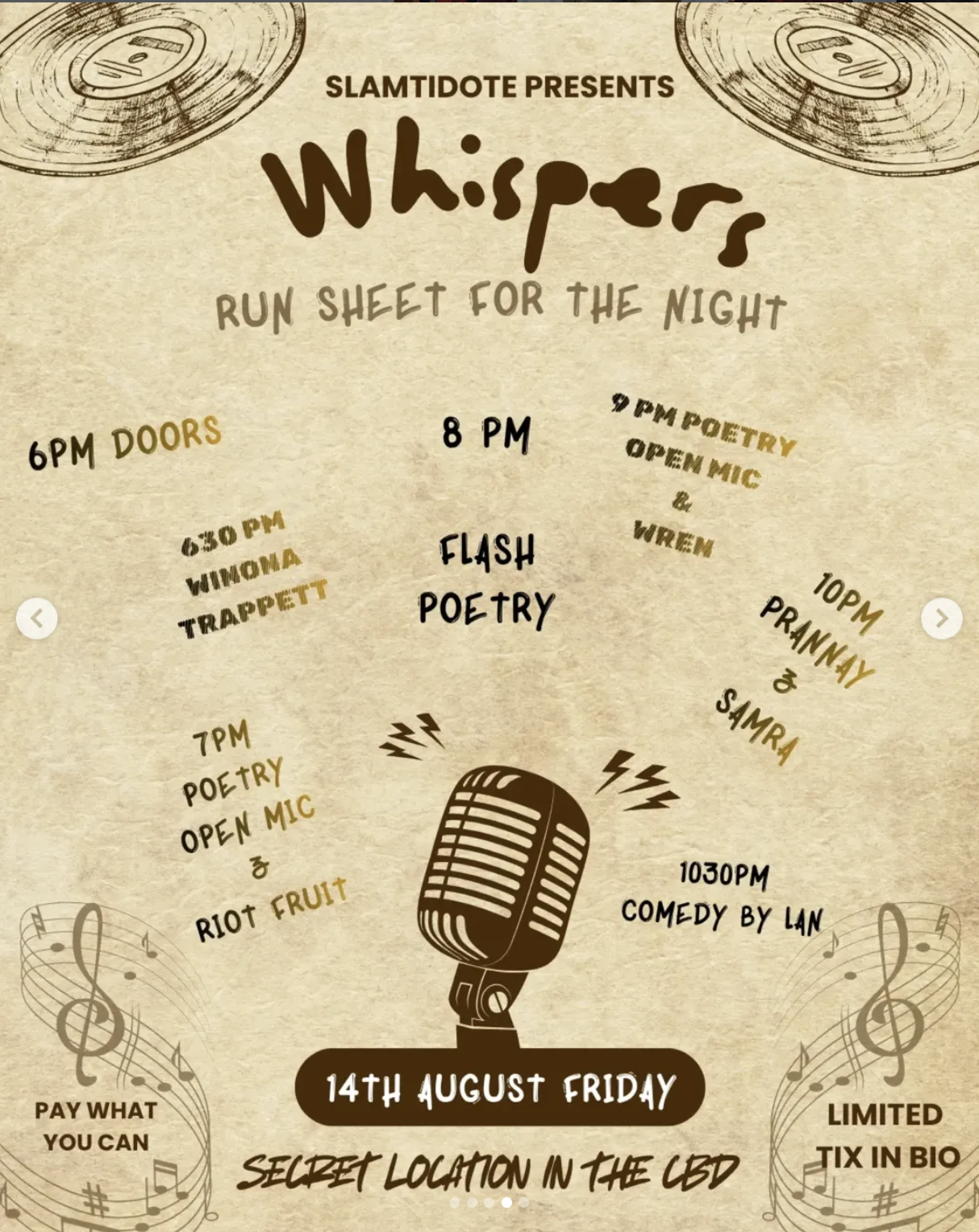 Slamtidote presents Whispers