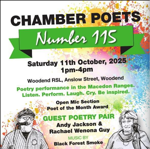 Chamber Poets #115 - Andy Jackson & Rachael Wenona Guy