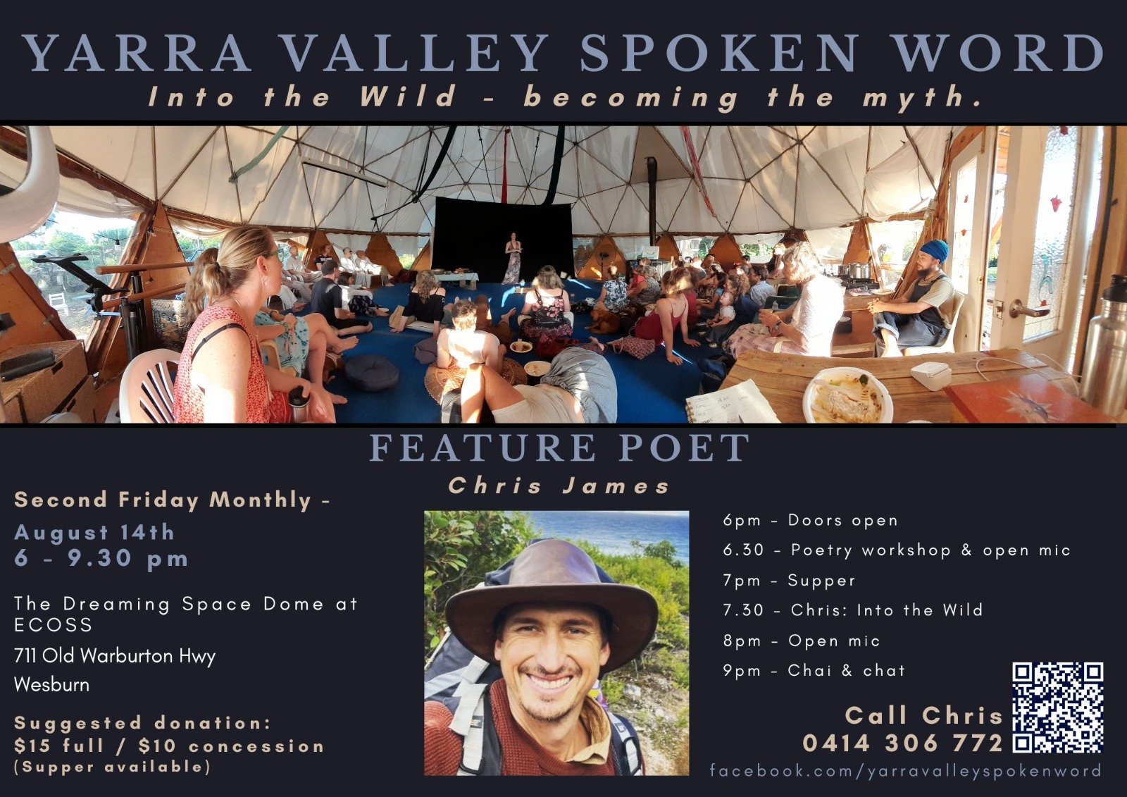 Yarra Valley Spoken Word MONTHLY ft. Christopher James