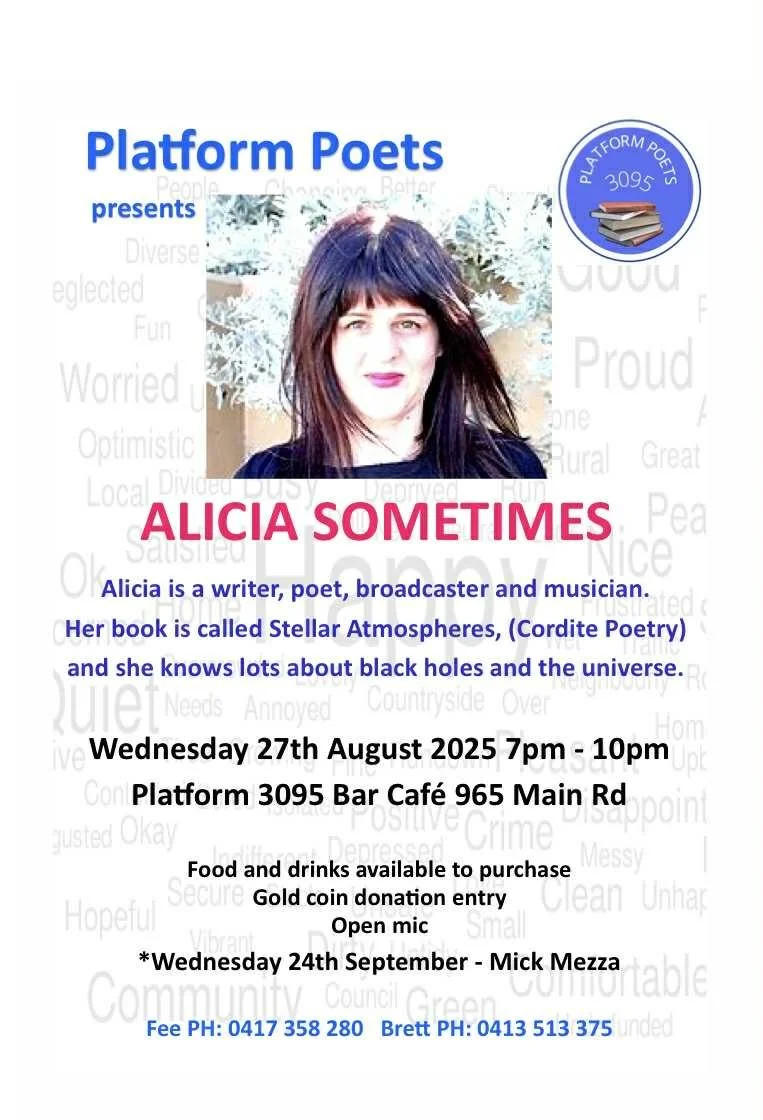 Platform Poets presents Alicia Sometimes