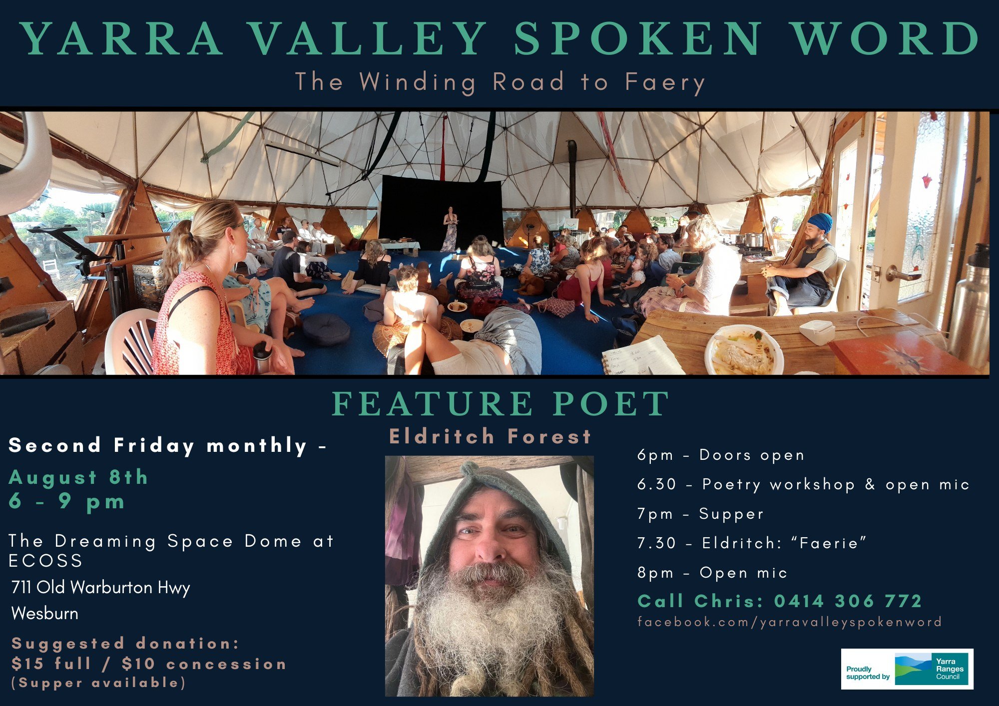 Yarra Valley Spoken Word August 2025 - Eldritch Forest