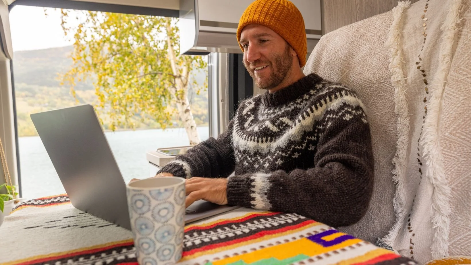 January is Work From Anywhere Month

Some offices have cubicles.
Others have views.

A van that works by day and rests by night makes remote life simpler &mdash; and way more inspiring.

#WorkFromAnywhere #NomadDeskLife #VanLife #VanMurphyBed