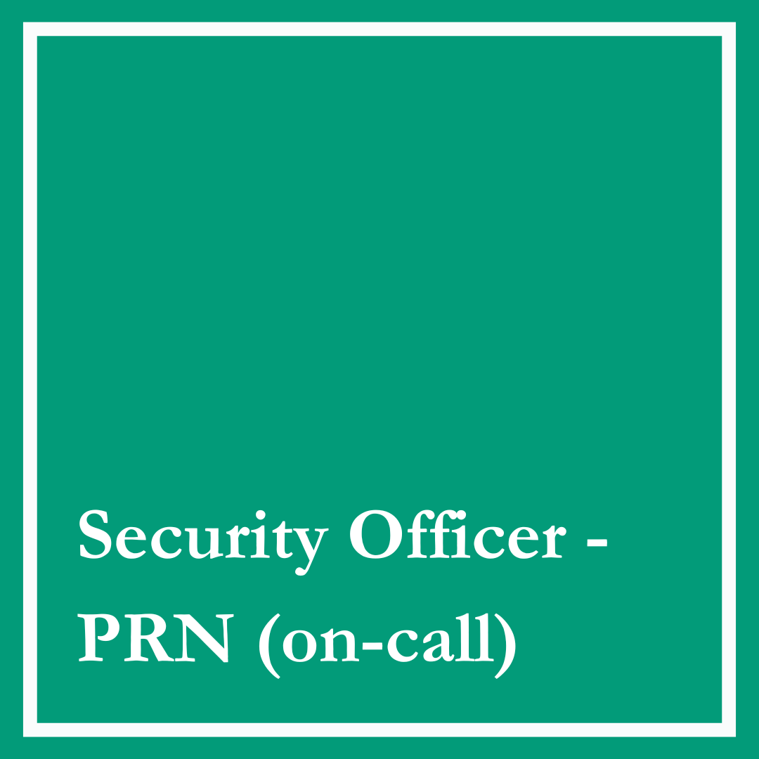 Security Officer - PRN (on-call)