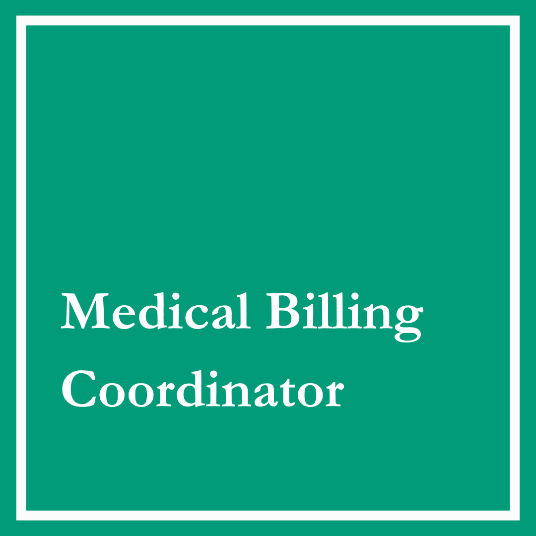 Medical Billing Coordinator