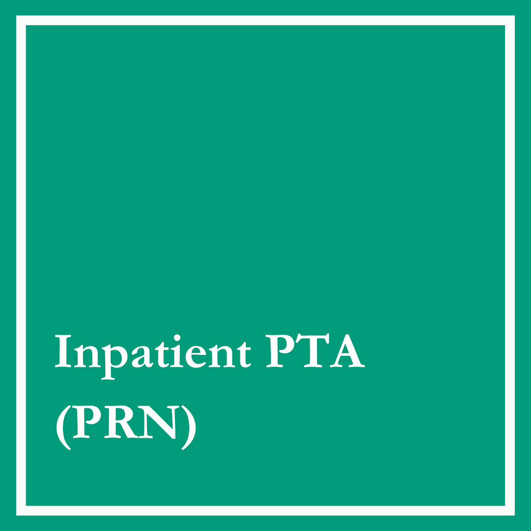 Inpatient Physical Therapy Assistant (PRN)