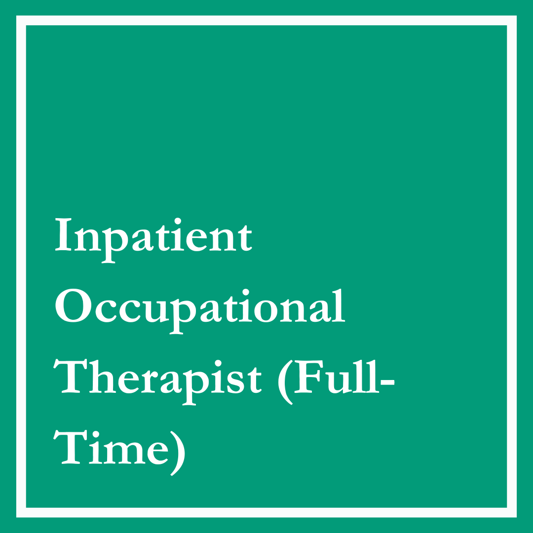 Inpatient Occupational Therapist (OTR) Full-Time
