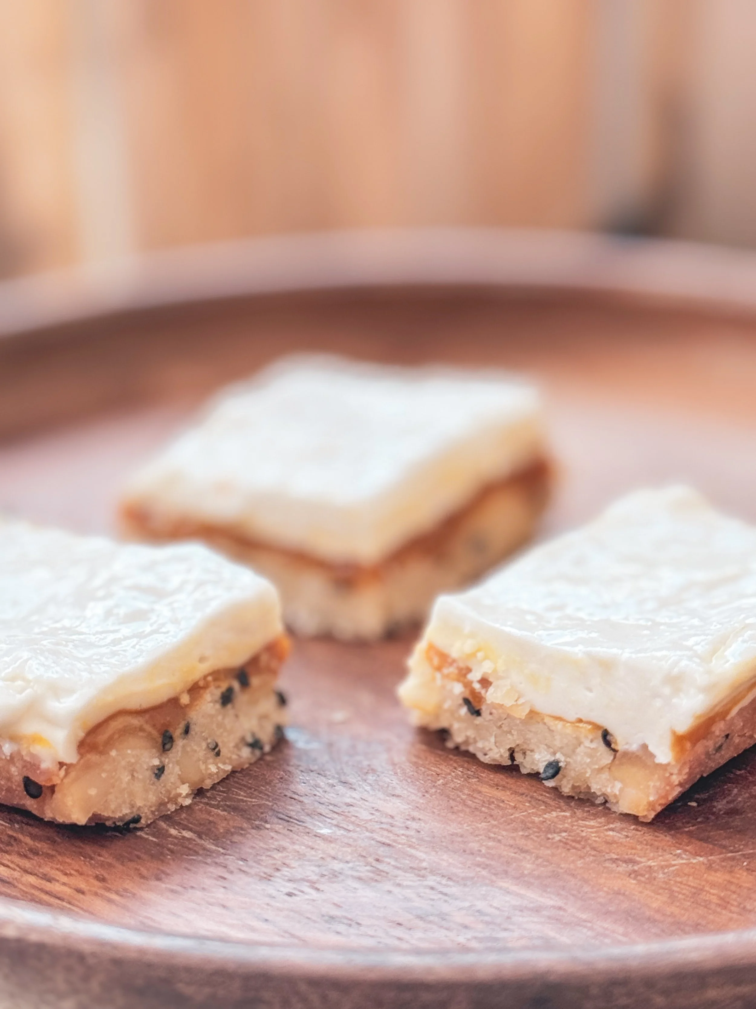 Passionfruit Haupia Bars