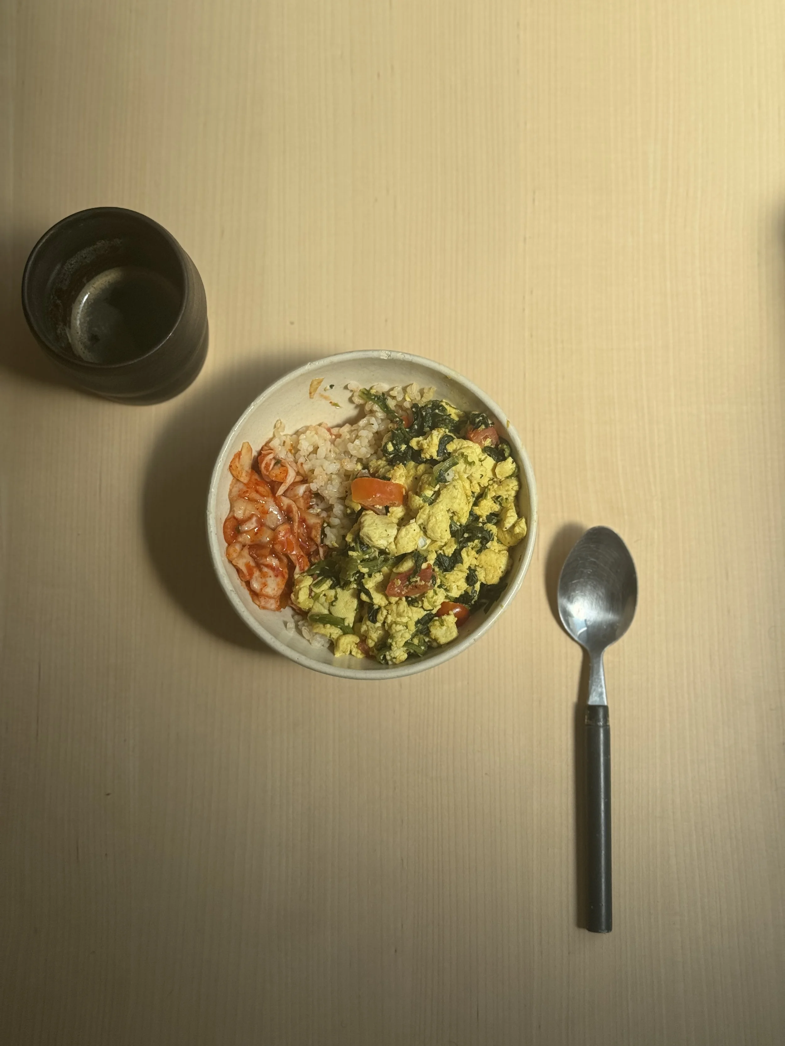 Curry Tofu Scramble (vegan+gf)