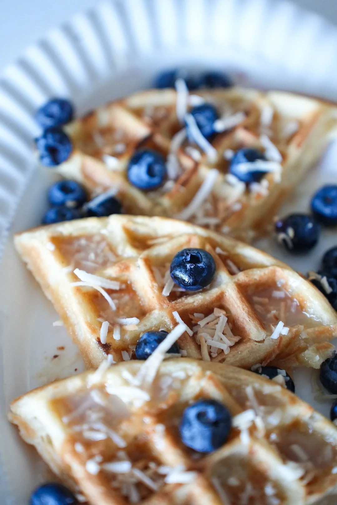 Butter Mochi Waffles