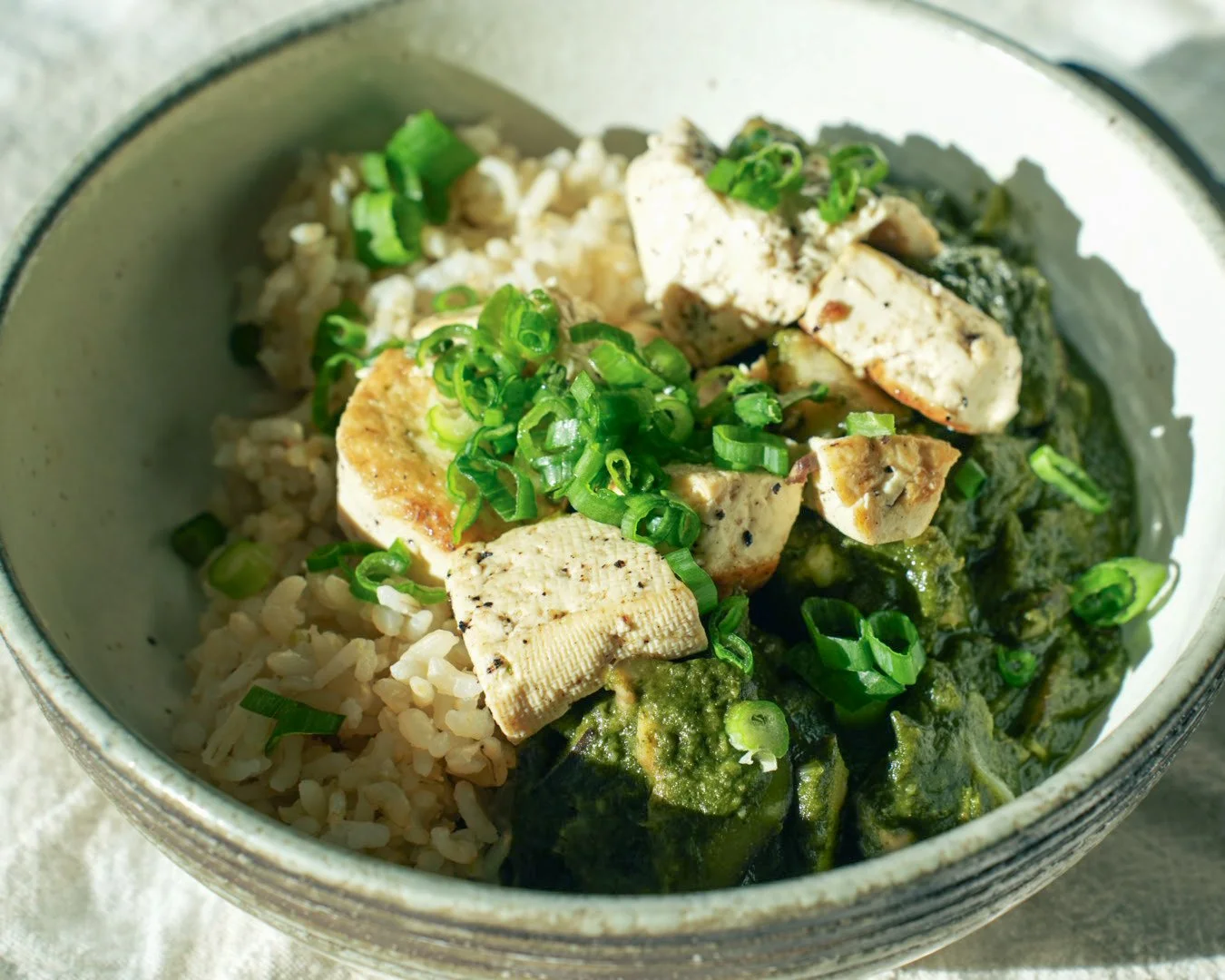 Vegan Tofu &amp; Shiitake Lū‘au 