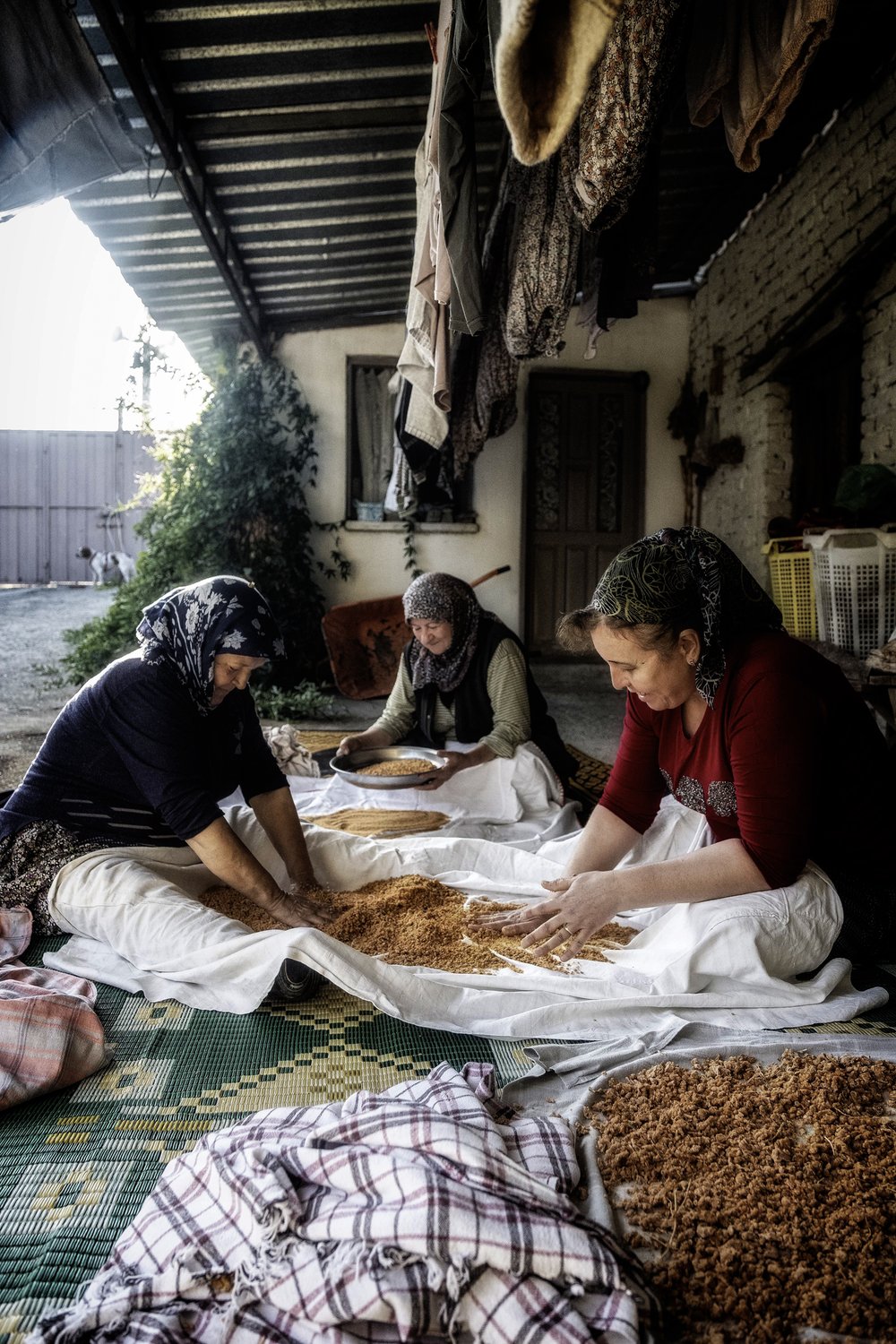 Kozak Plateau- Bergama-Türkiye – Tarhana making