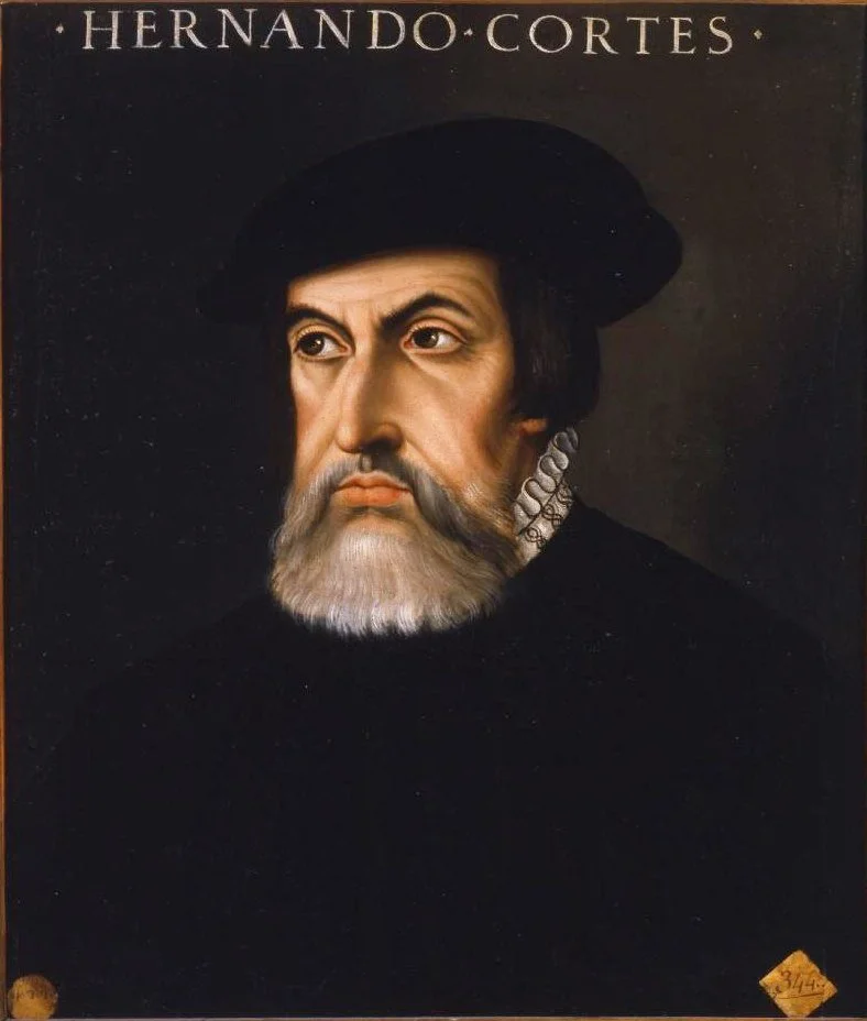 This work is an anonymous portrait of the famous Spanish conqueror Hernán Cortés (C.E.1485-1547), based on the painting sent by the portrayed himself to Paulo Giovio.jpg