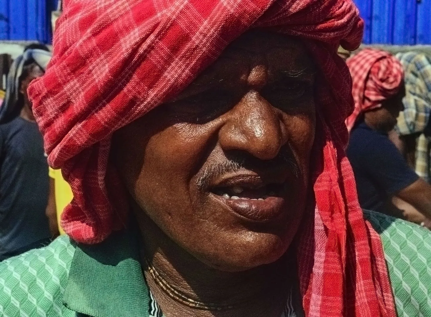 Worker at the Flower Market