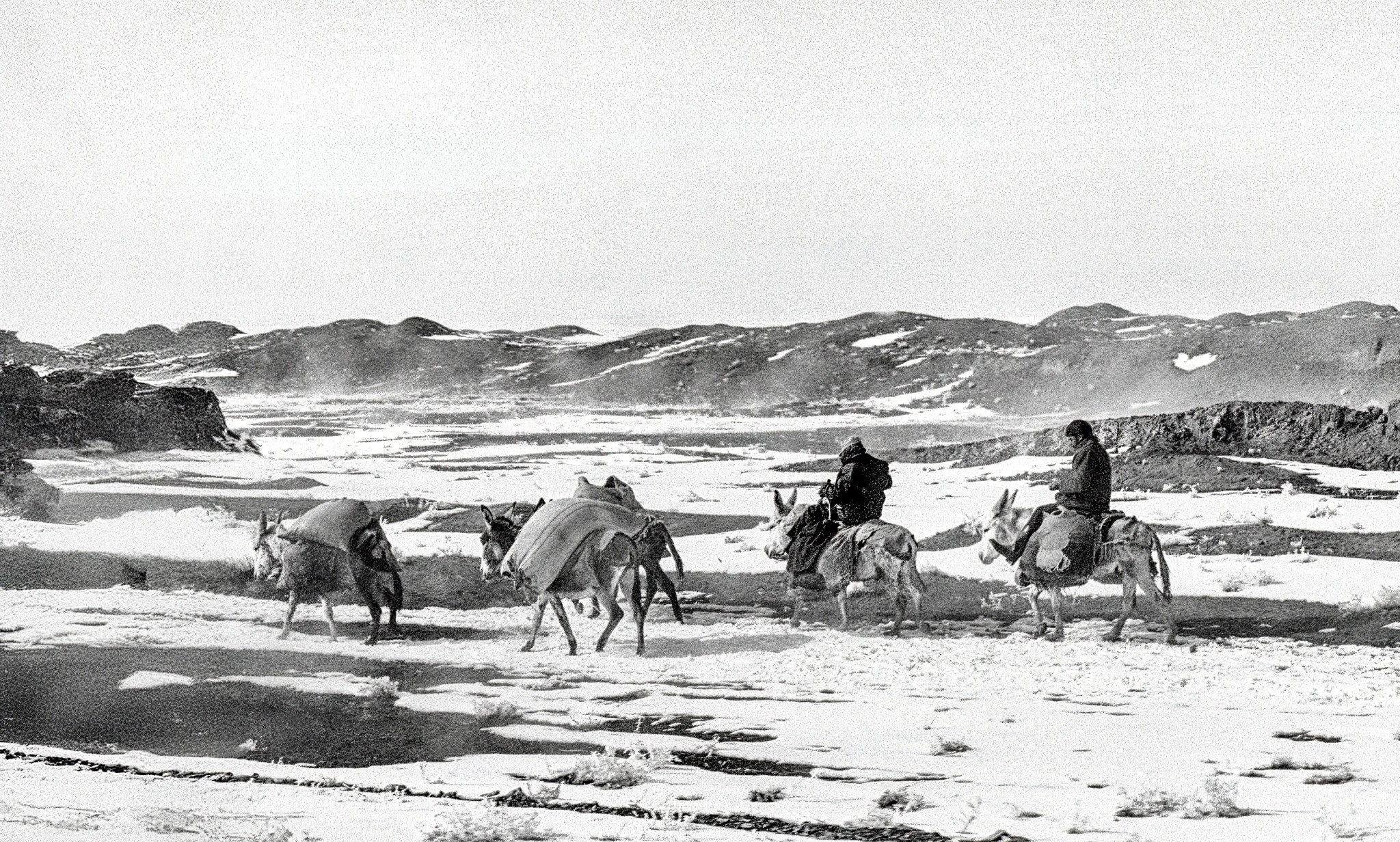 A Snowy Journey Arak, Iran, 1974 Leica M3, Noctilux, Tri-X ©Tina Manley