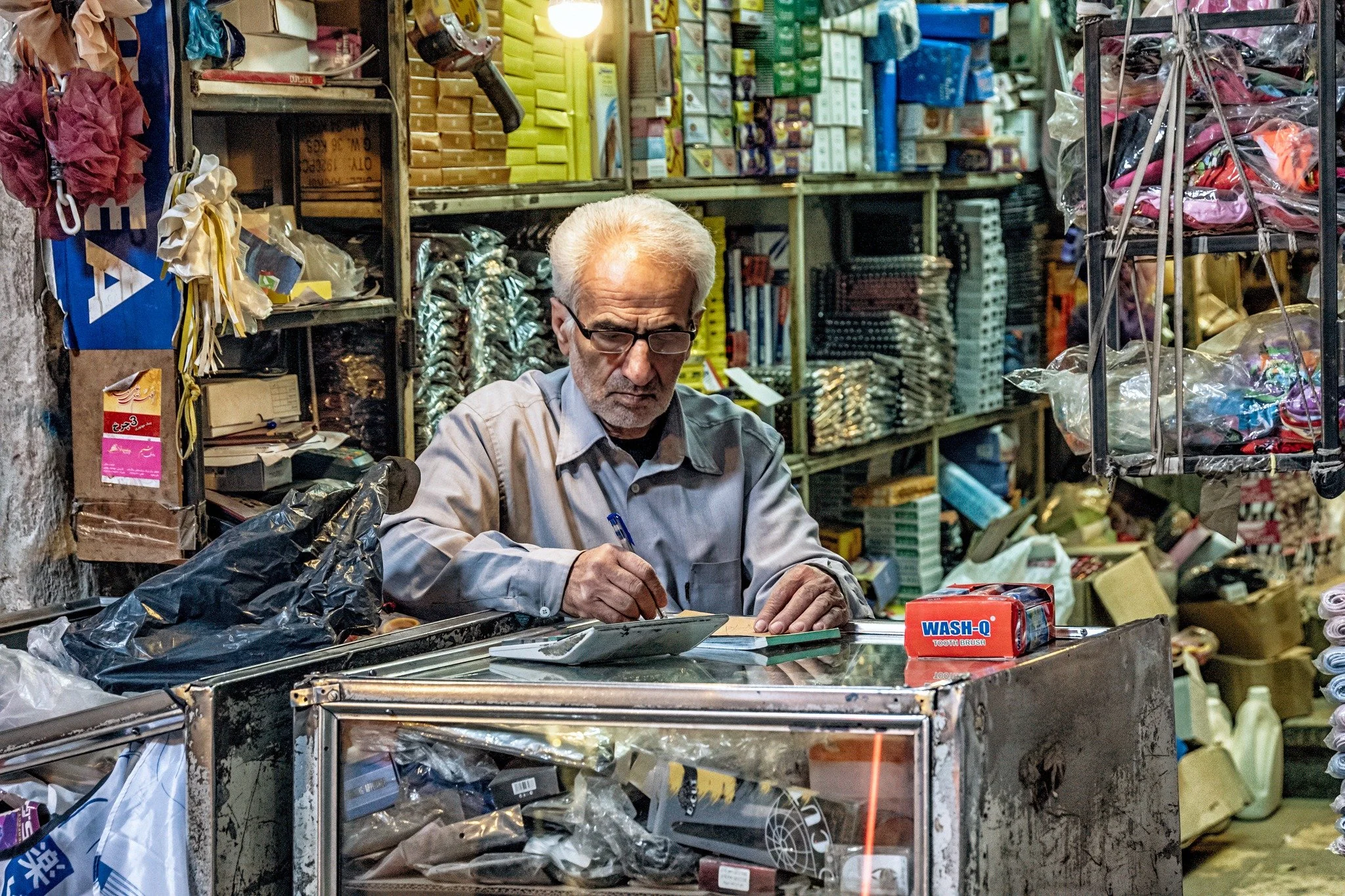 His Shop Grand Bazaar of Isfahan, Iran, 2016 