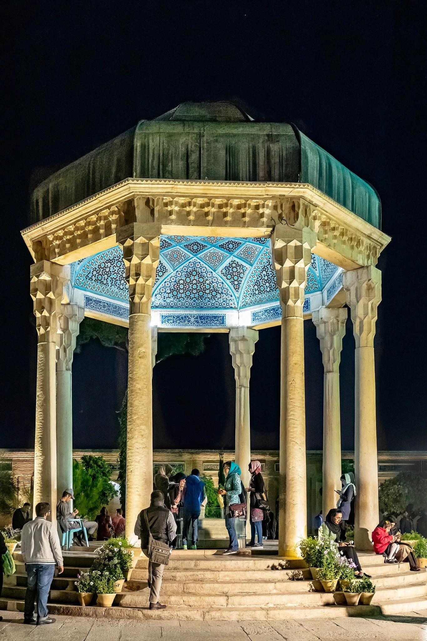 The Tomb of Hafez Shiraz, Iran, 2016 Leica SL, 24-90 ©Tina Manley Young people meet at the tomb of the 14th century Persian poet Hafez to read his poetry.