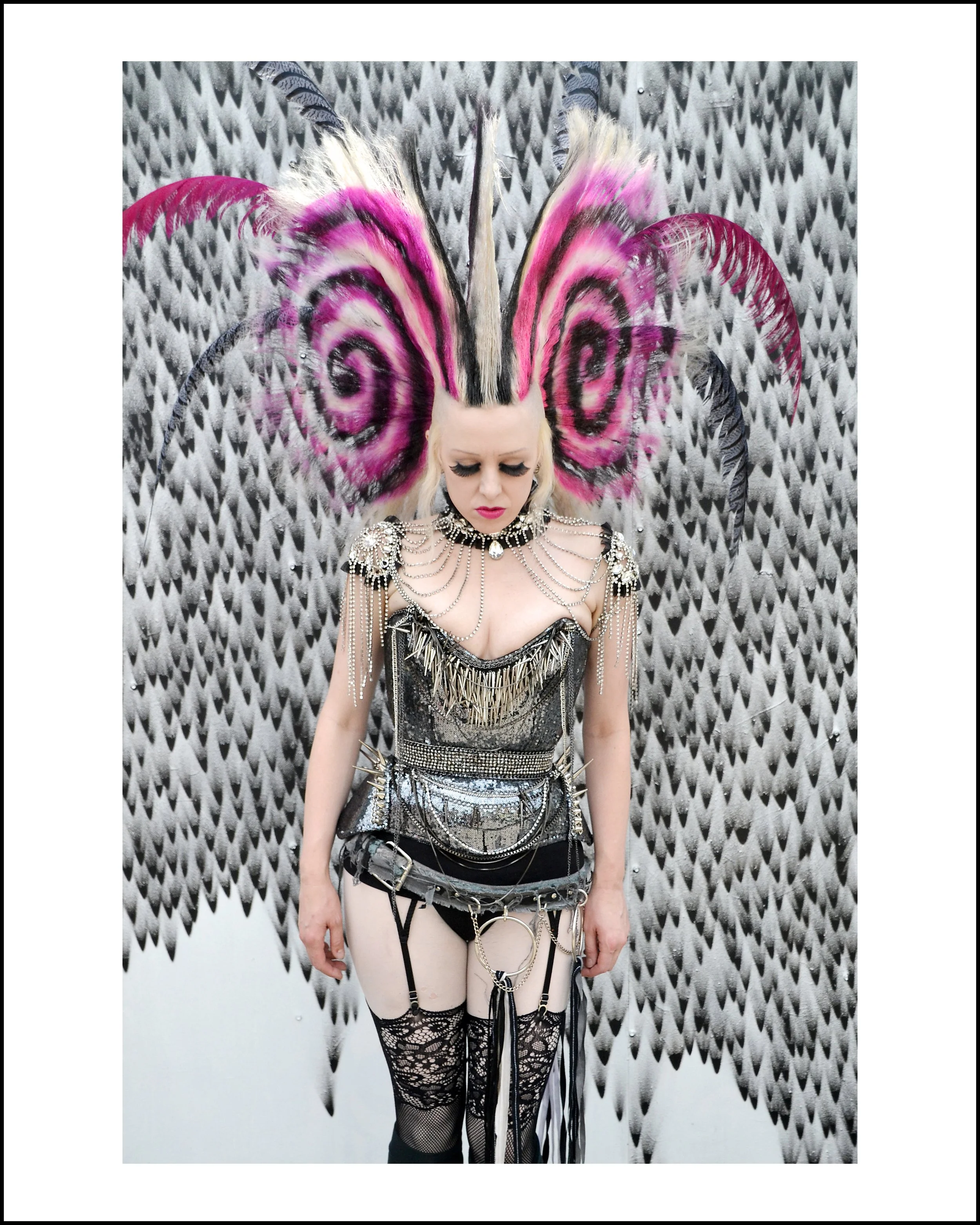 Antoinette looking down