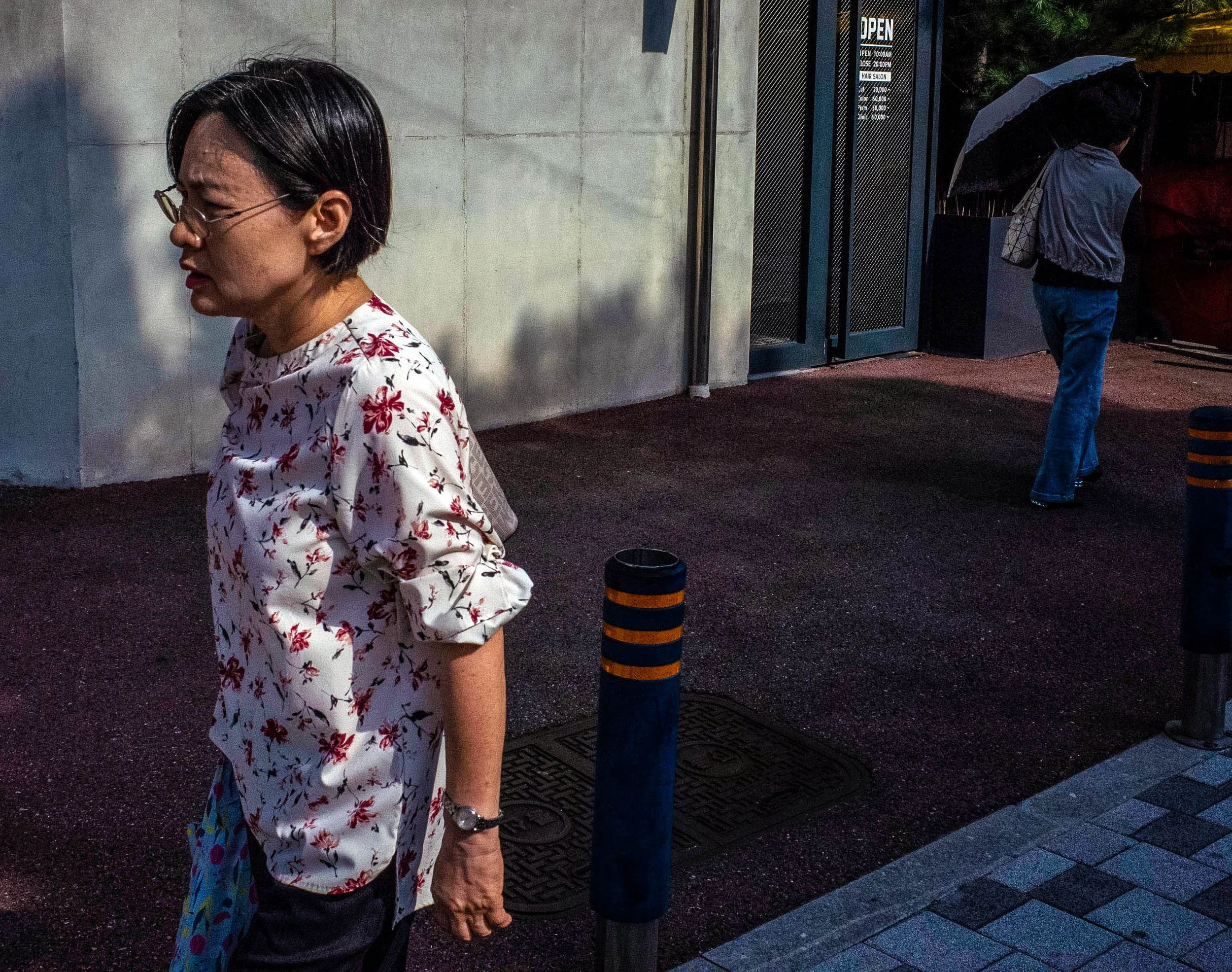 Outside the Gwangheungchang subway station for Line 6, in a neighborhood that serves as a quieter adjacent base to the energetic Sinchon District.