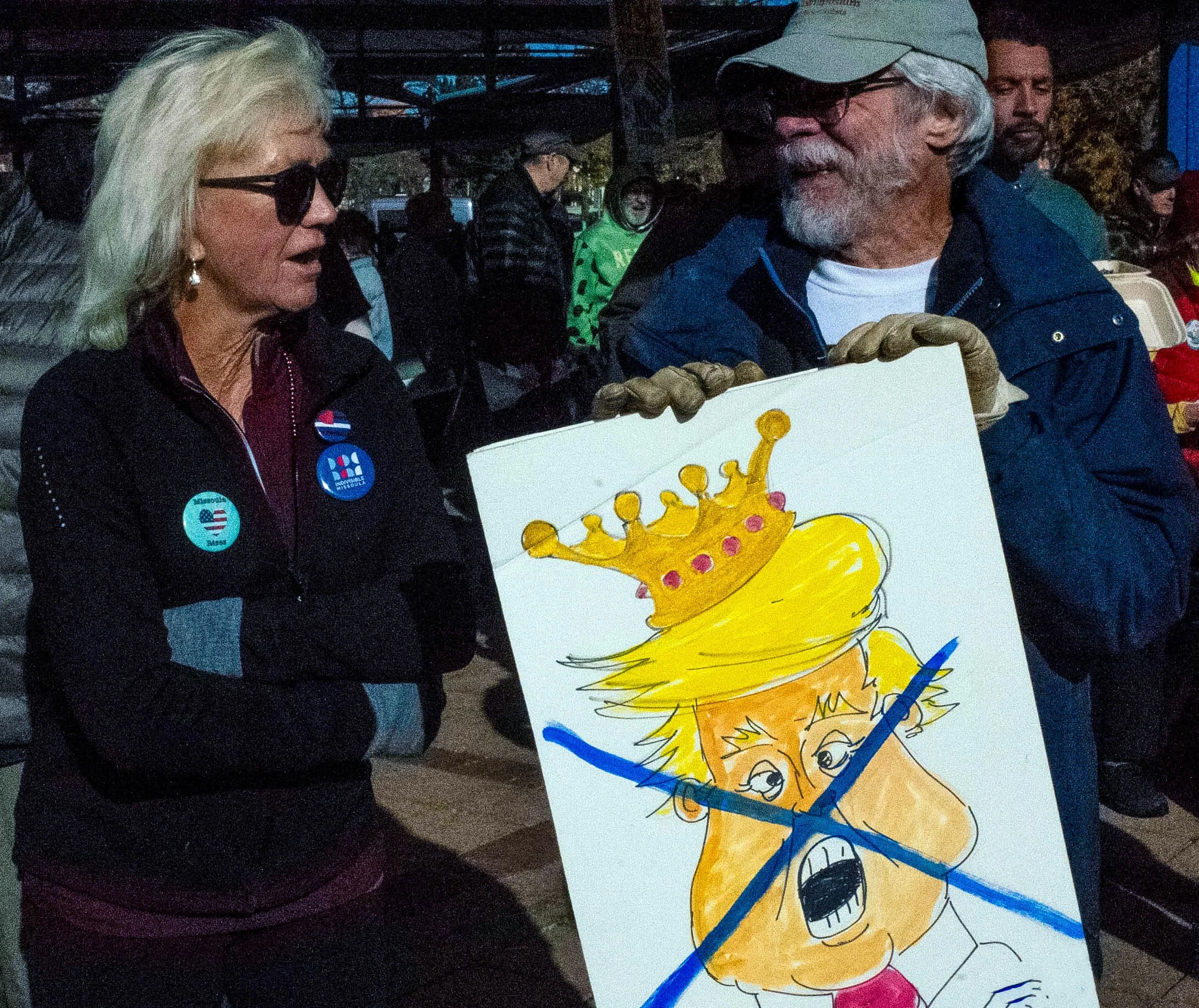 No Kings Day in Missoula, Montana