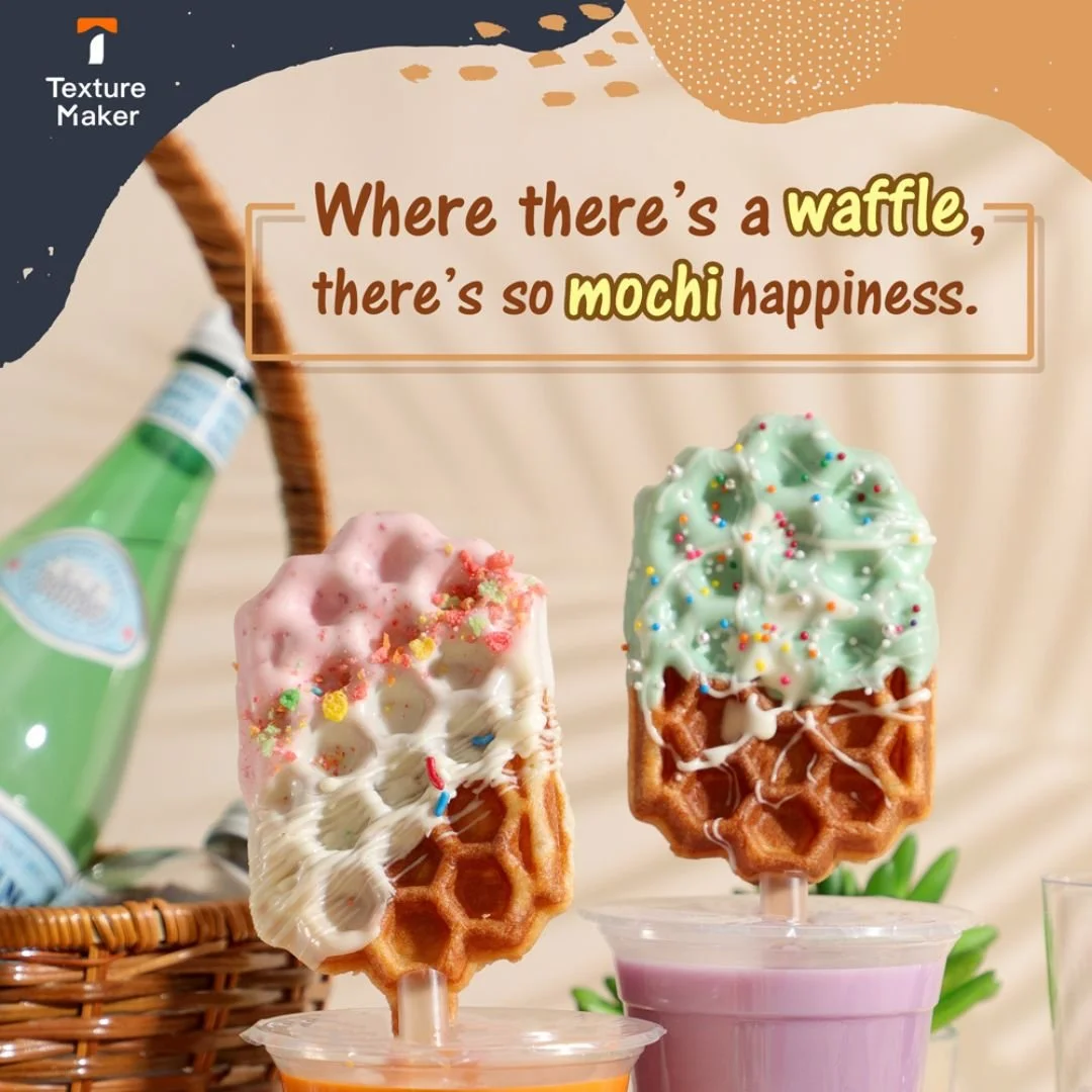 Where There’s Waffle, There’s So Mochi Happiness！
