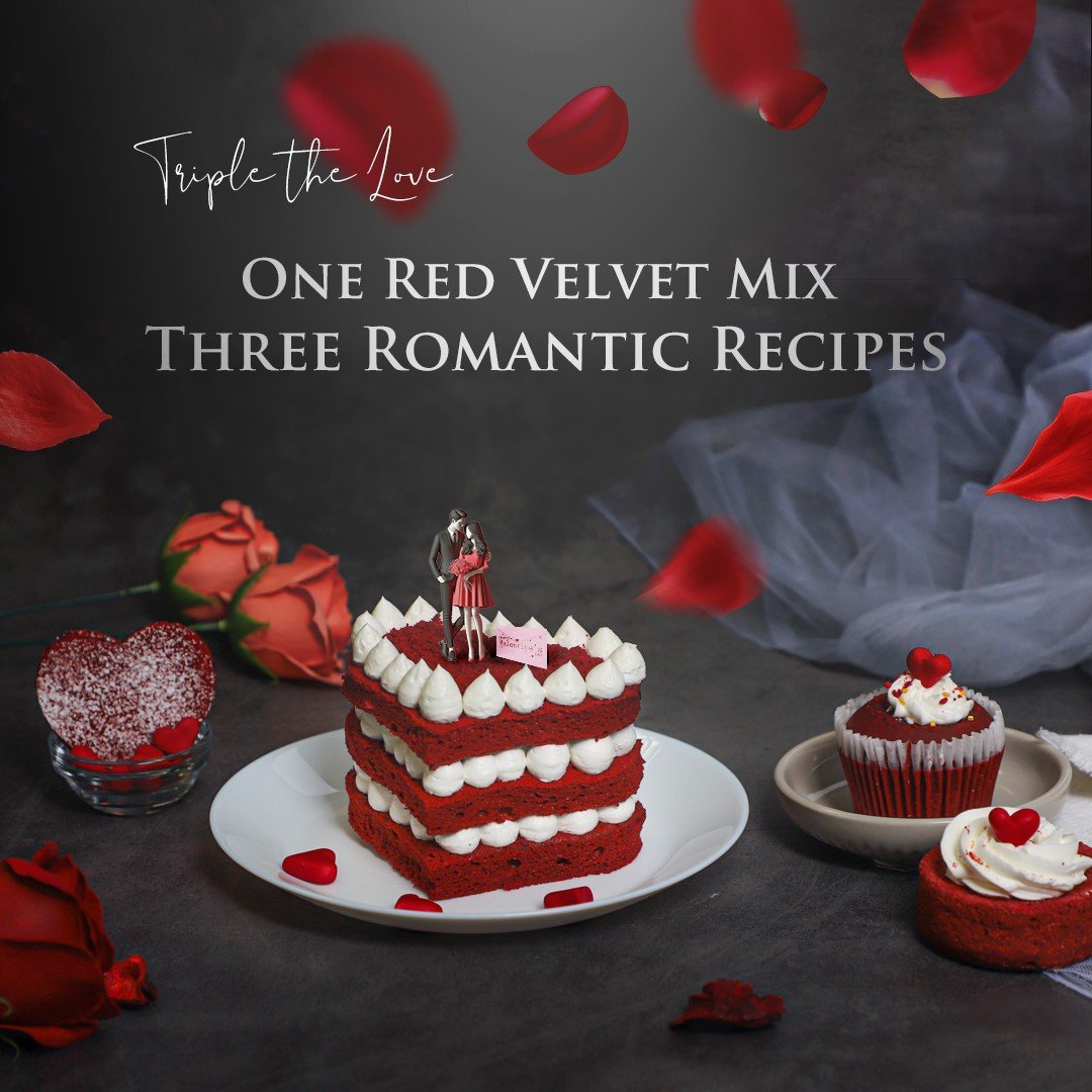 Triple the Love:One Red Velvet Mix, Three Romantic Recipes