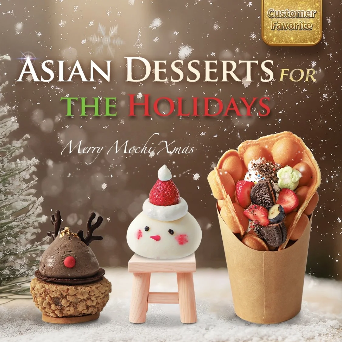 Merry Mochi Xmas: Customer-Favorite Asian Desserts for the Holidays