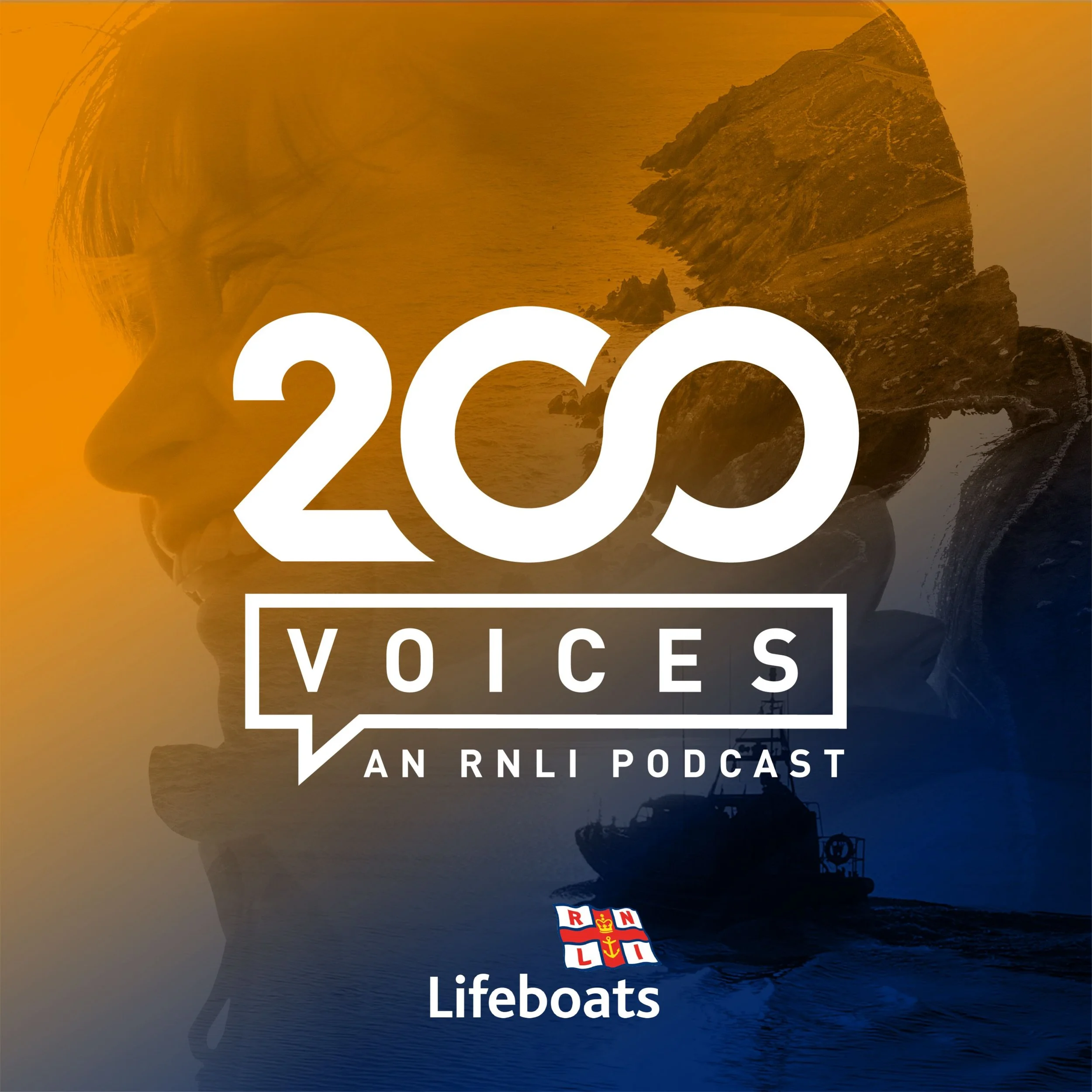 Graphic for the RNLI podcast