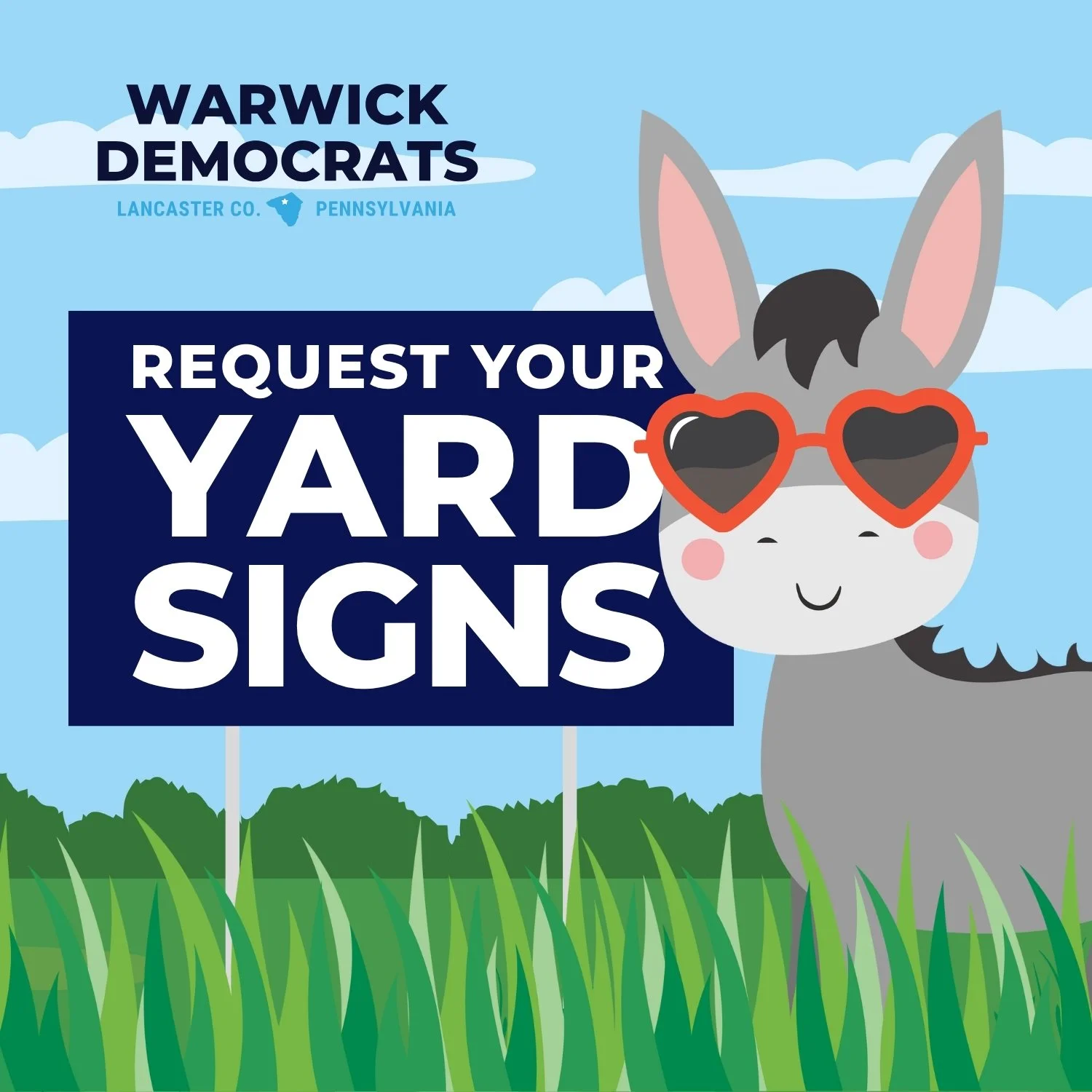 Have you gotten your yard signs yet? Don't wait... we're running out! Request here! 👉 warwickdemspa.com/yardsigns

🚨Friendly reminder that placing yard signs on private property without permission is LITTER &amp; taking yard signs FROM private prop