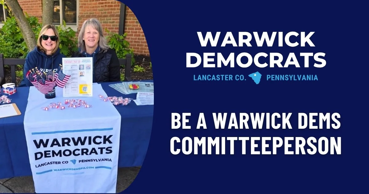 Be a Democratic Committee Person