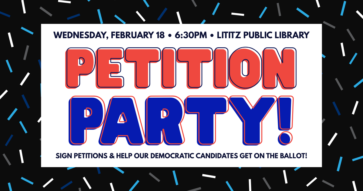 Warwick Dems Petition Signing Party