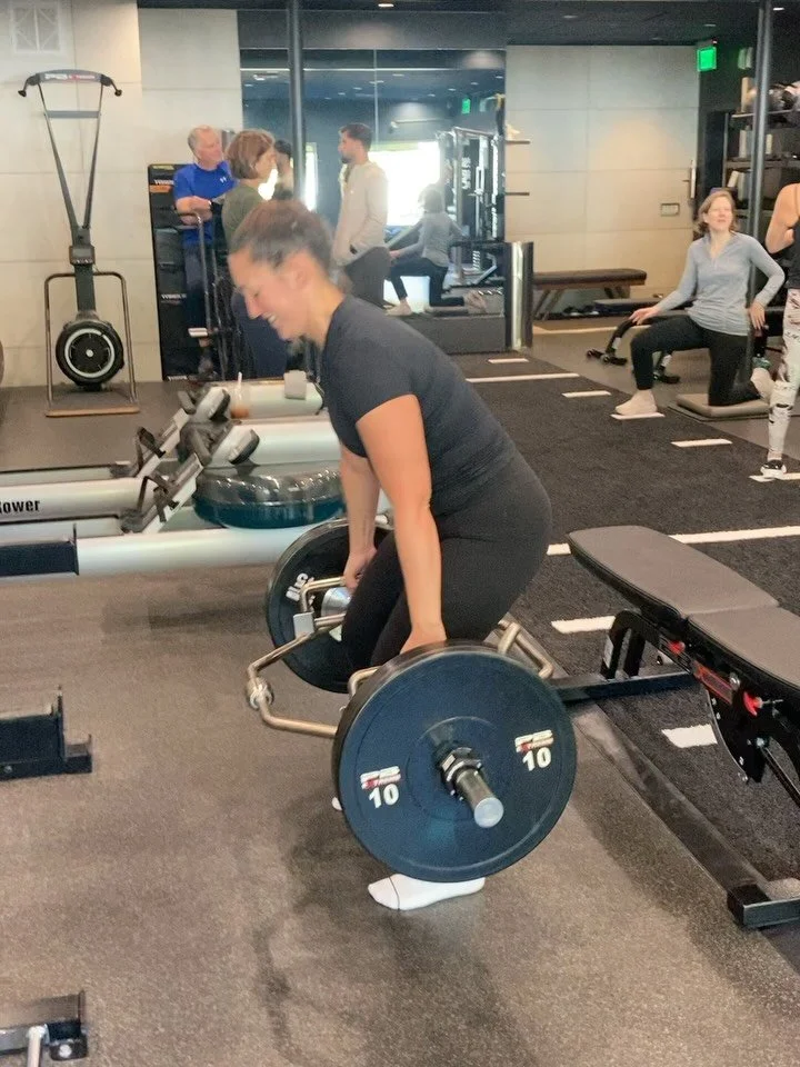 Runners need to lift too. While Natalie is in her off-season for Hyrox, one of our main focuses is building maximal strength.

Increasing her deadlift improves full-body coordination and reduces the relative effort of moving her body through space, w