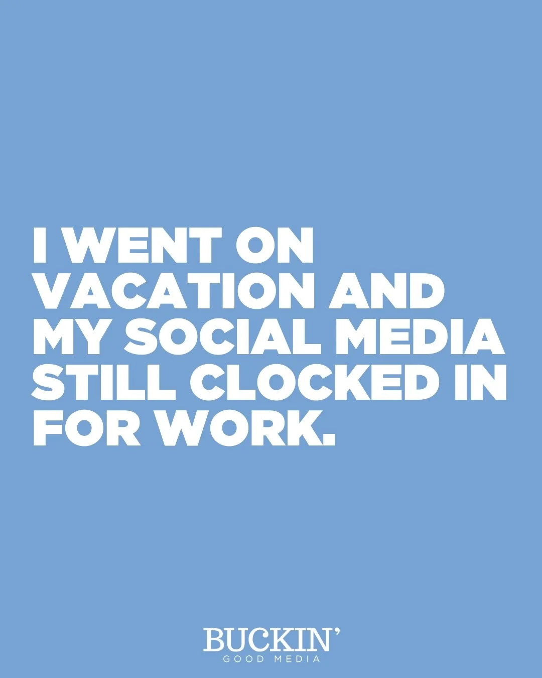 I took a week off. My marketing didn&rsquo;t.

Didn&rsquo;t post.
Didn&rsquo;t batch content.
Didn&rsquo;t schedule anything to post.

I posted two stories about being on vacation and then logged off&hellip; And I still got four inquiries because my 