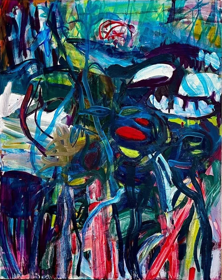 Shame
2023, oil and oil stick on canvas
75 cm x 55 cm
© Heather Ota
