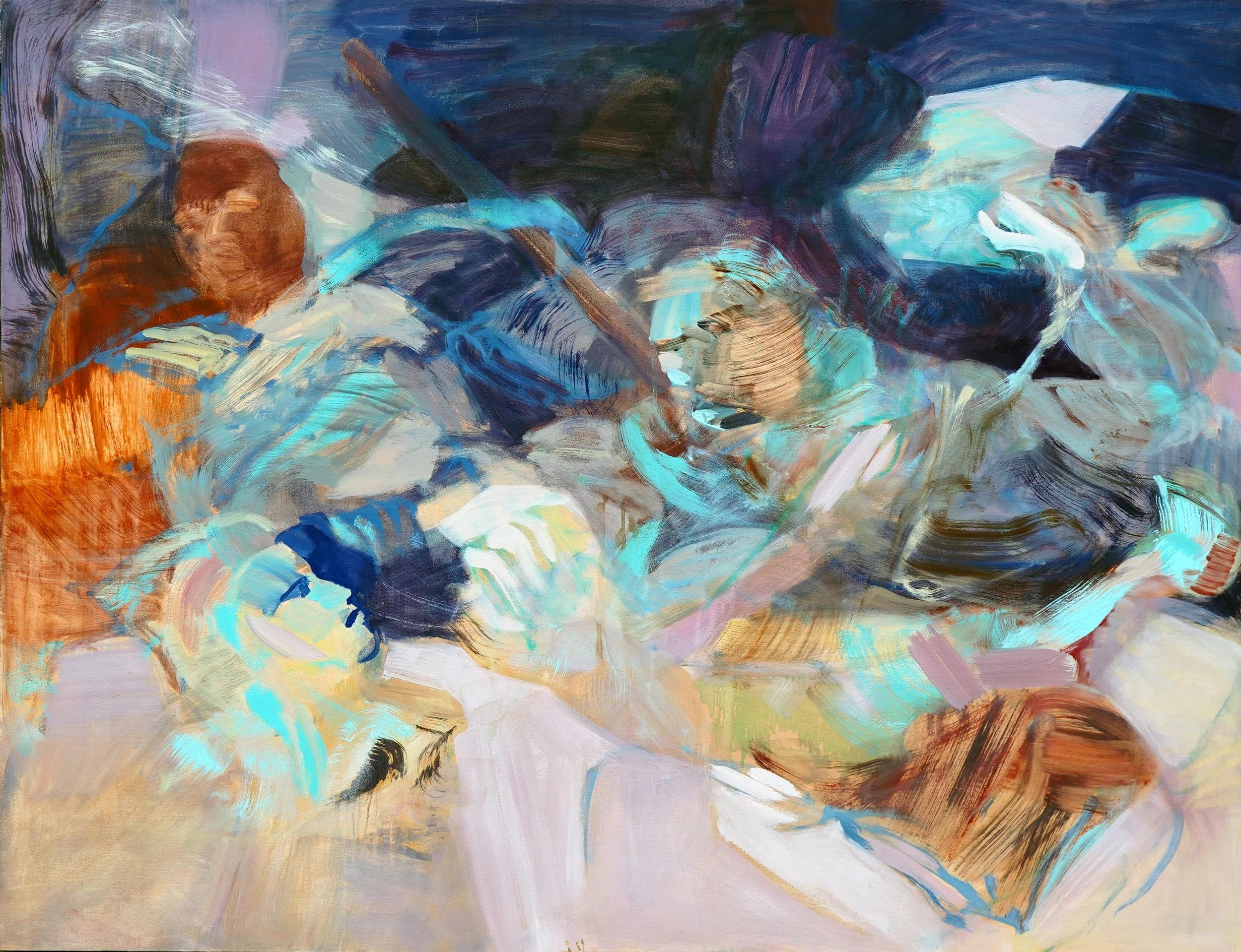 Medusa
2026, oil on canvas
48 in x 64 in (121.56 x 162.92)
© Heather Ota