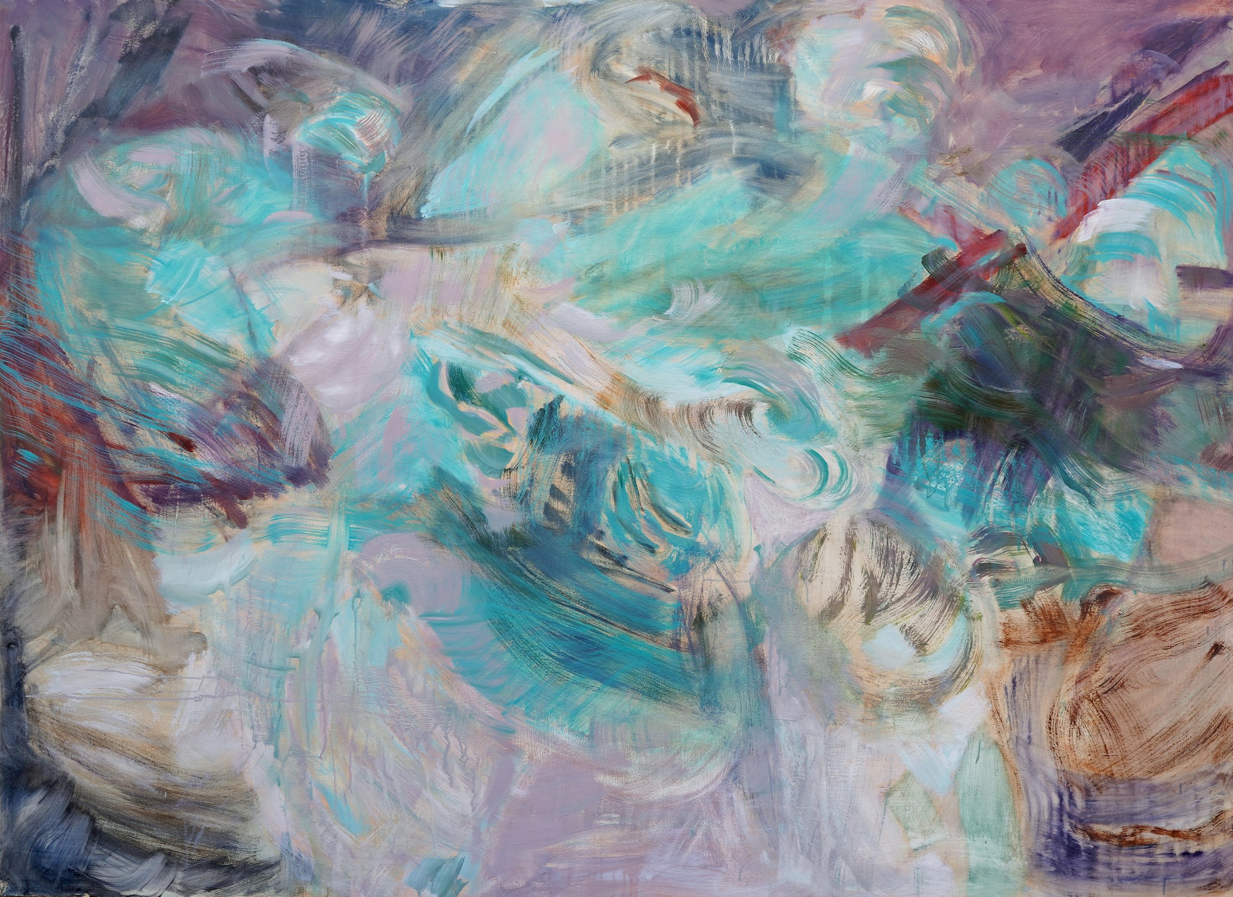 Water of Love
2026, oil on canvas
48 in x 64 in (121.56 x 162 .92 cm)
© Heather Ota
