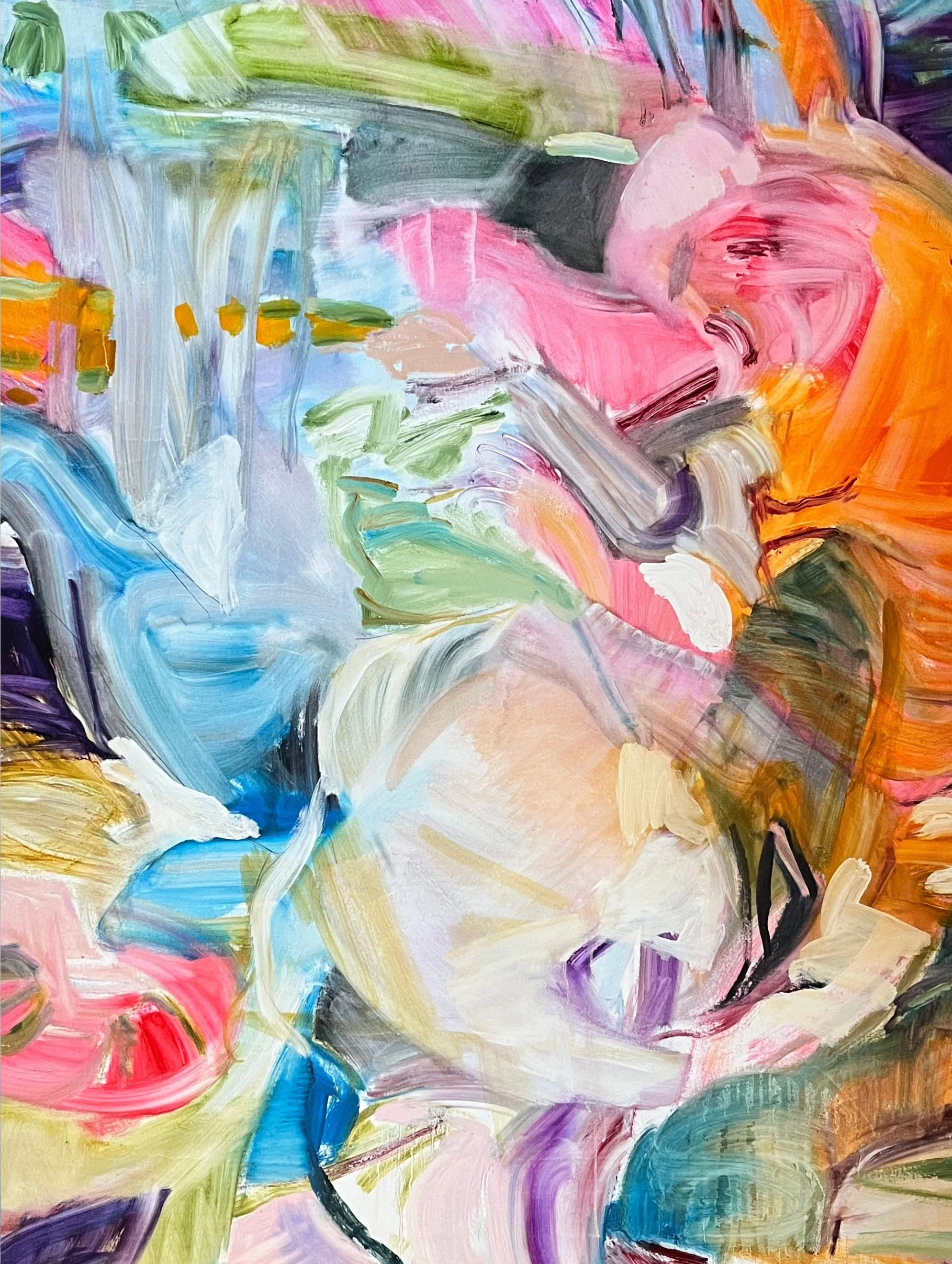 The Hunt (after Peter Paul Rubens)
2025, oil and oil stick on canvas
64 in x 48 in
© Heather Ota