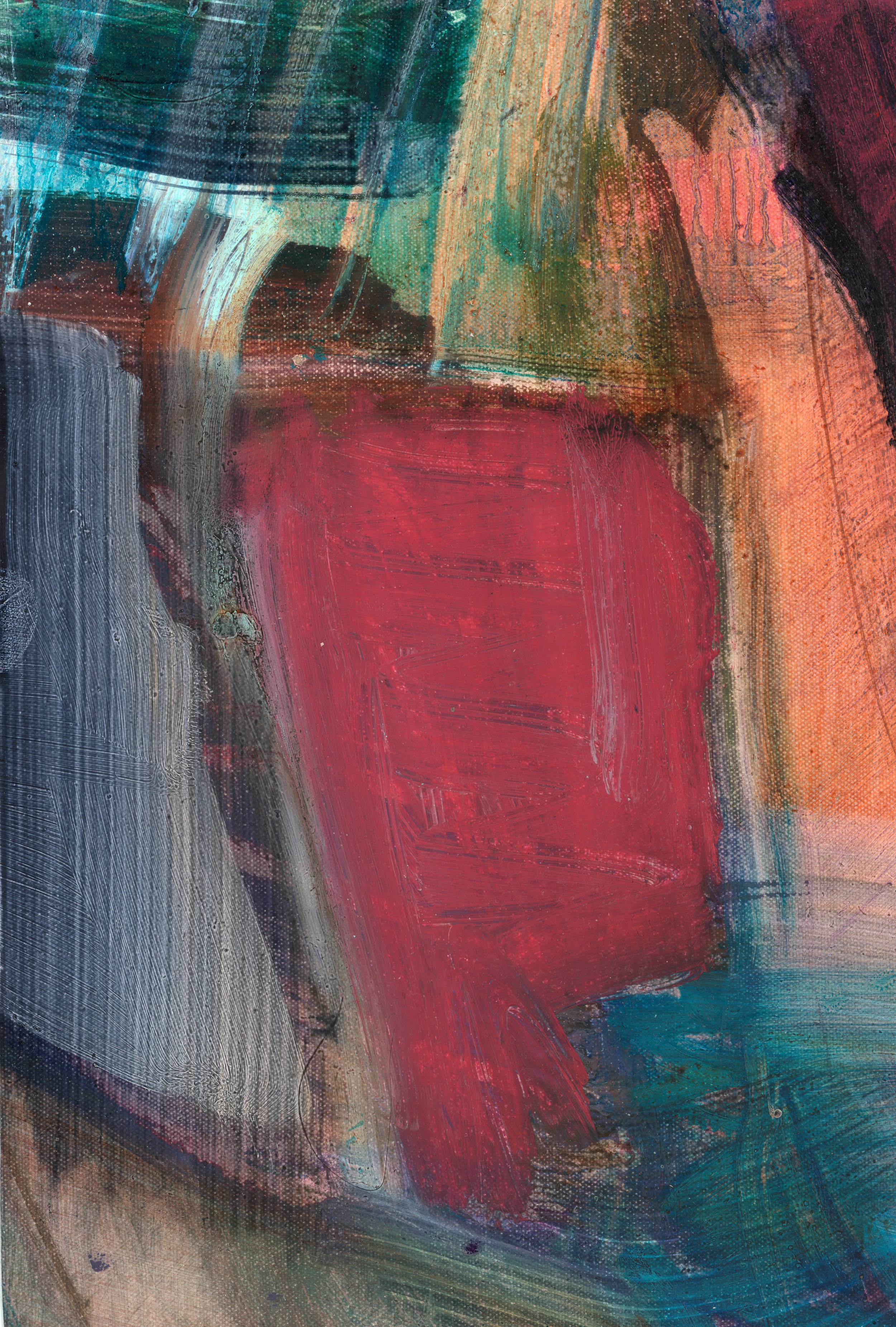 The Weight (Fragments)
2026, oil and oil stick on canvas
© Heather Ota