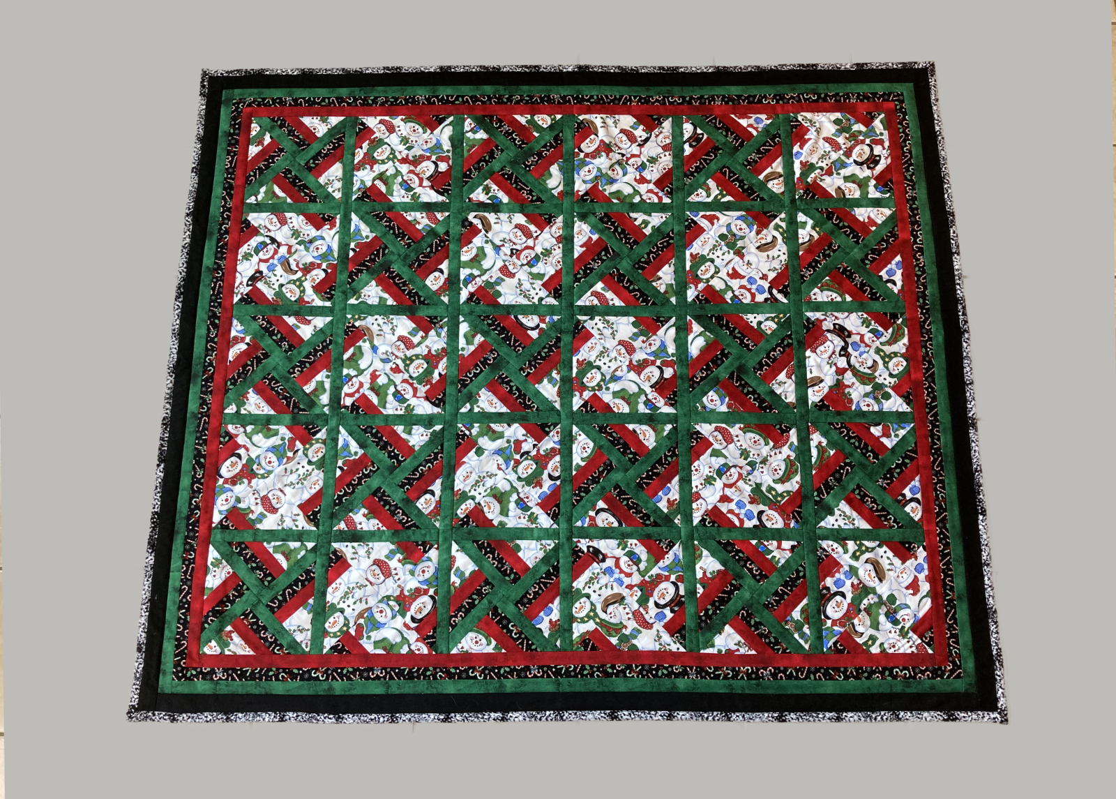 Christmas Snowman Quilt