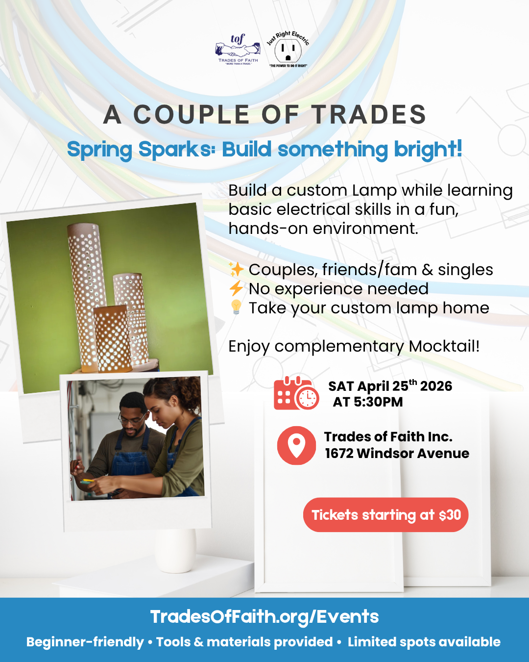 a couple of trades: spring sparks
