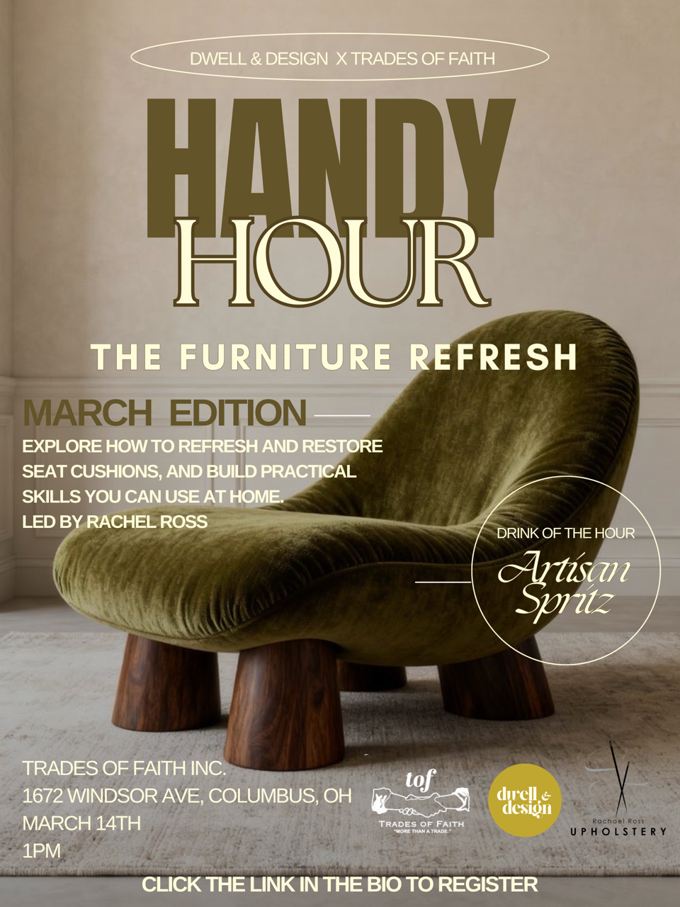 Handy Hour: Upholstery 101