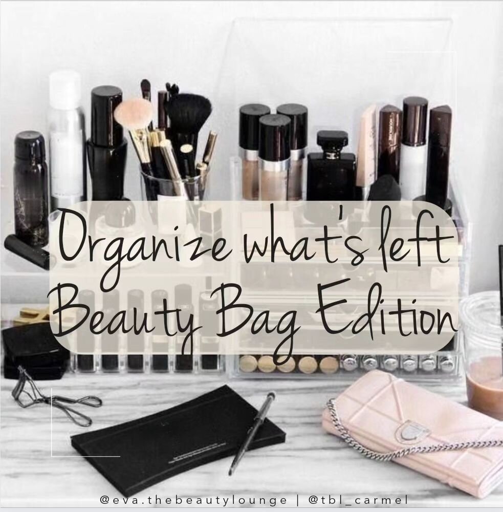 Organize what's left. ✔️✔️

Now that you've streamlined your stash, organize it. Separate skincare, haircare, and makeup items, storing each category in its own place. 💪

Using clear, stackable drawers, which let you easily see and access what you n