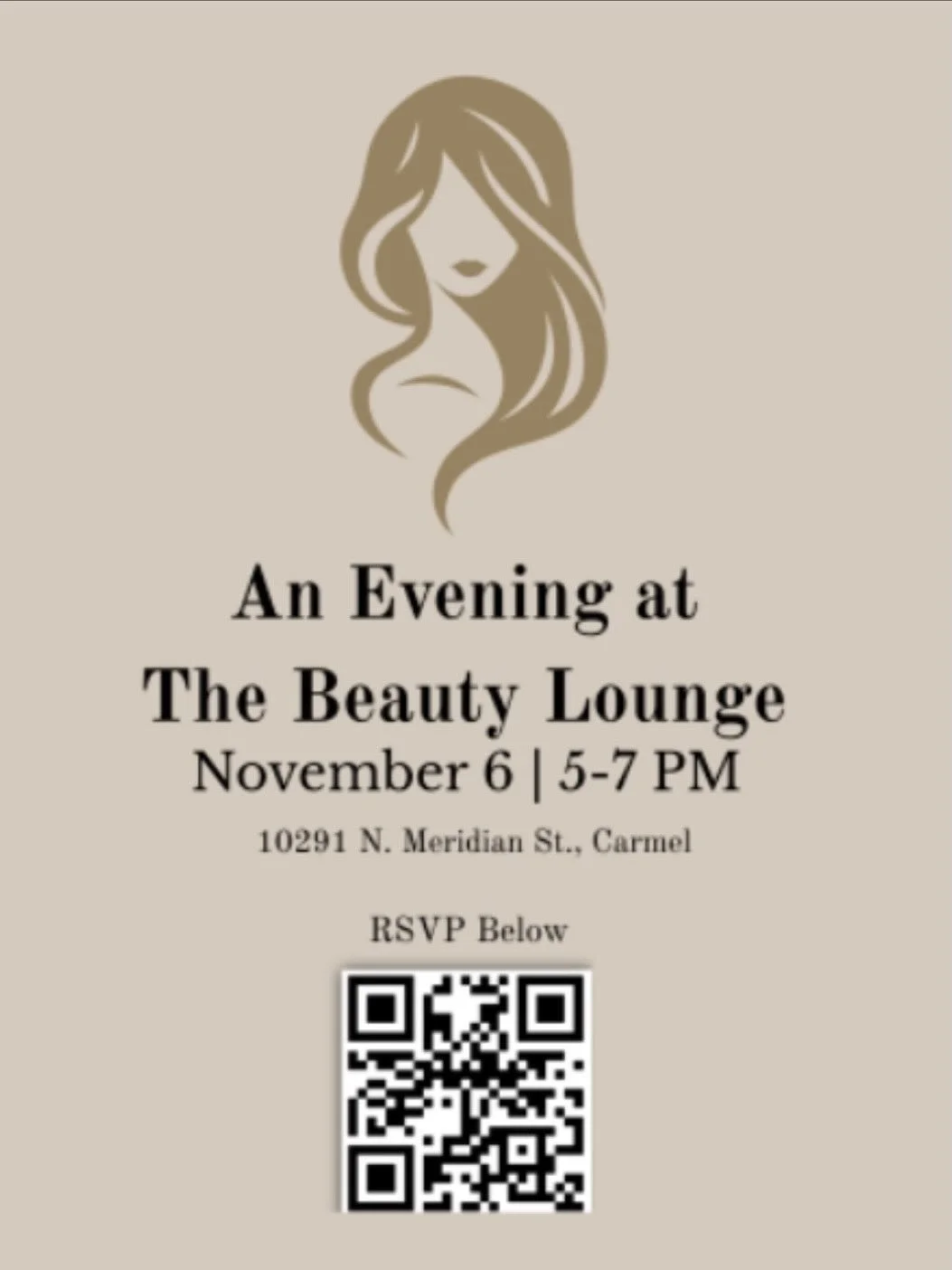 Join us for An Evening at The Beauty Lounge — a night of beauty, bubbles, and exclusive holiday specials โจ
๐ 10291 N. Meridian St., Carmel
๐๏ธ November 6 | 5–7 PM
Enjoy champagne, charcuterie, giveaways, and more!
๐ RSVP below to reserv