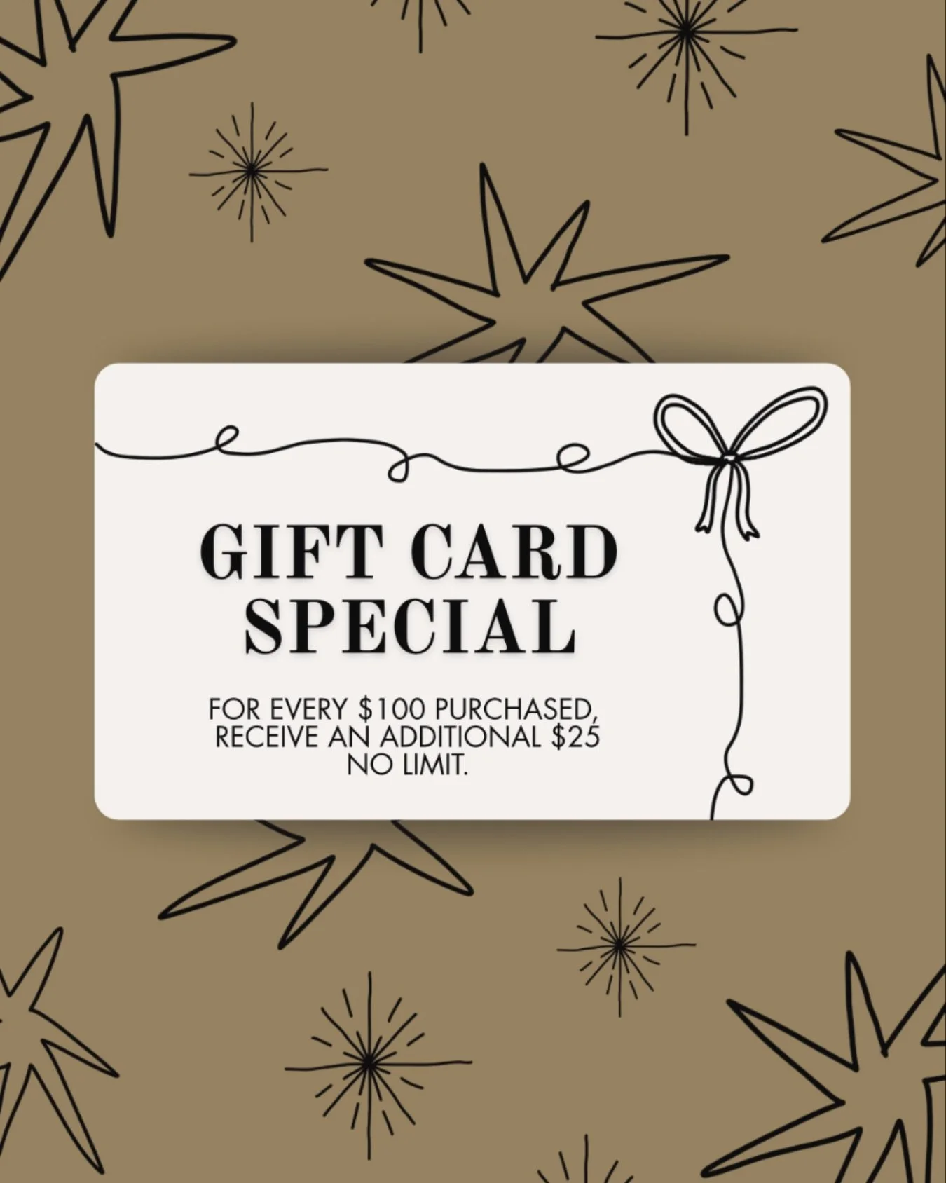 Give the gift of great hair ✨
For every $100 in Beauty Lounge gift cards, you&rsquo;ll receive an extra $25 on us &mdash; no limit.
The perfect stocking stuffer, last-minute gift, or self-care treat. 🤍