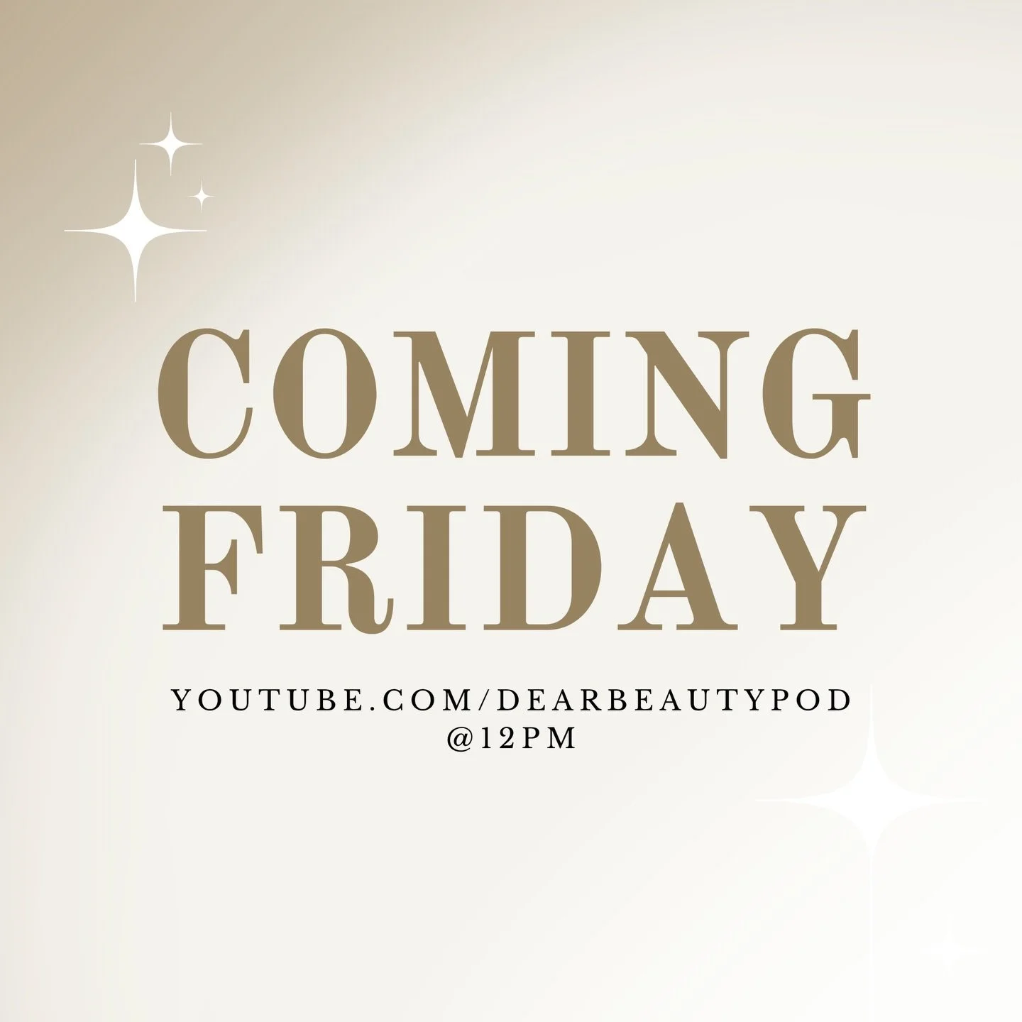 Introducing Dear Beauty 🎙️

Where beauty meets honesty.
Where real conversations happen.
Where the industry is seen beyond the surface.

Join us for our first episode this Friday at 12PM EST, with new episodes airing every other Friday.

This is jus