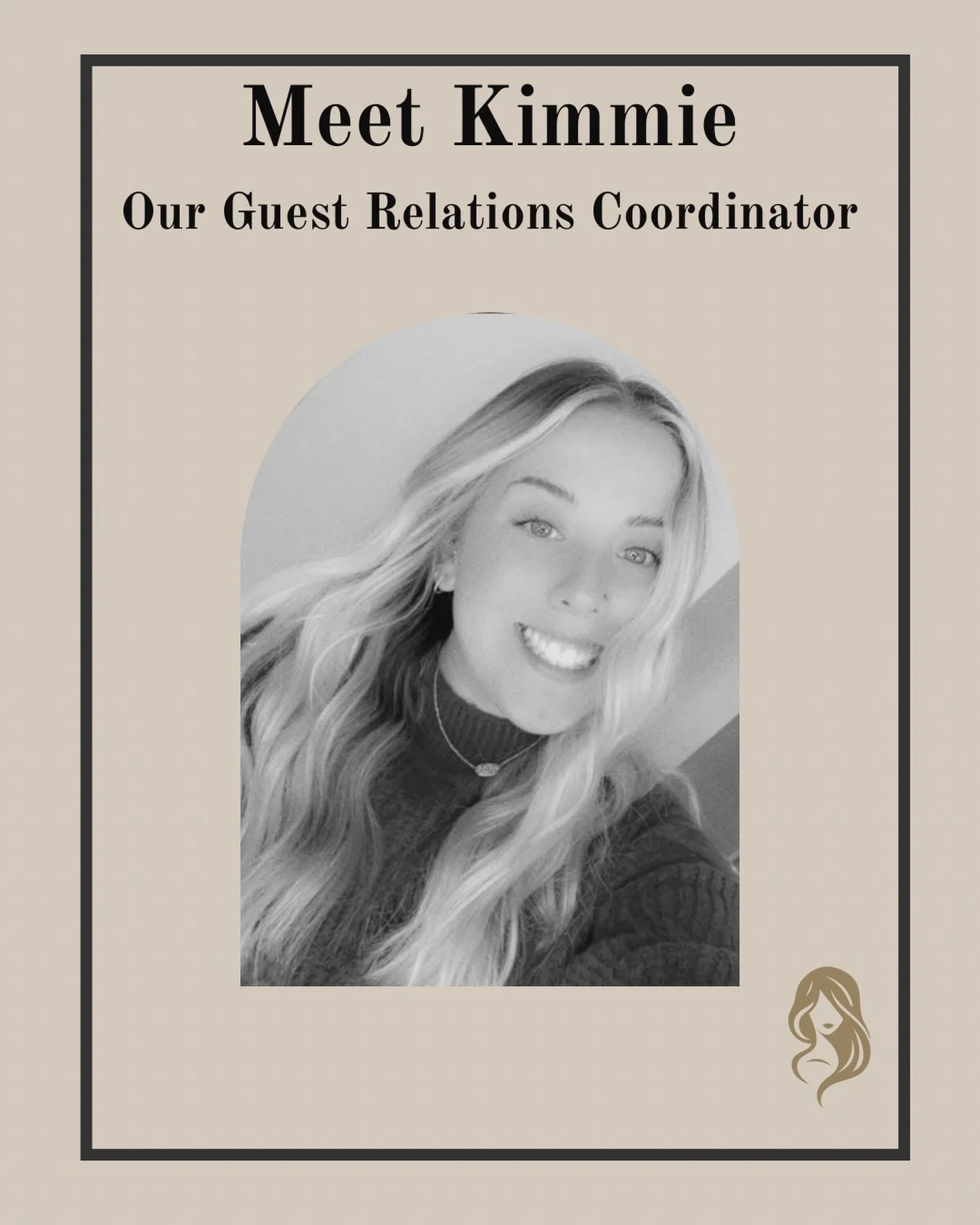 ✨ Meet Kimmie Greig ✨

Kimmie is part of our Guest Services team, where she plays a key role in creating the polished, welcoming atmosphere The Beauty Lounge is known for &mdash; ensuring each guest&rsquo;s visit begins and ends with ease, warmth, an