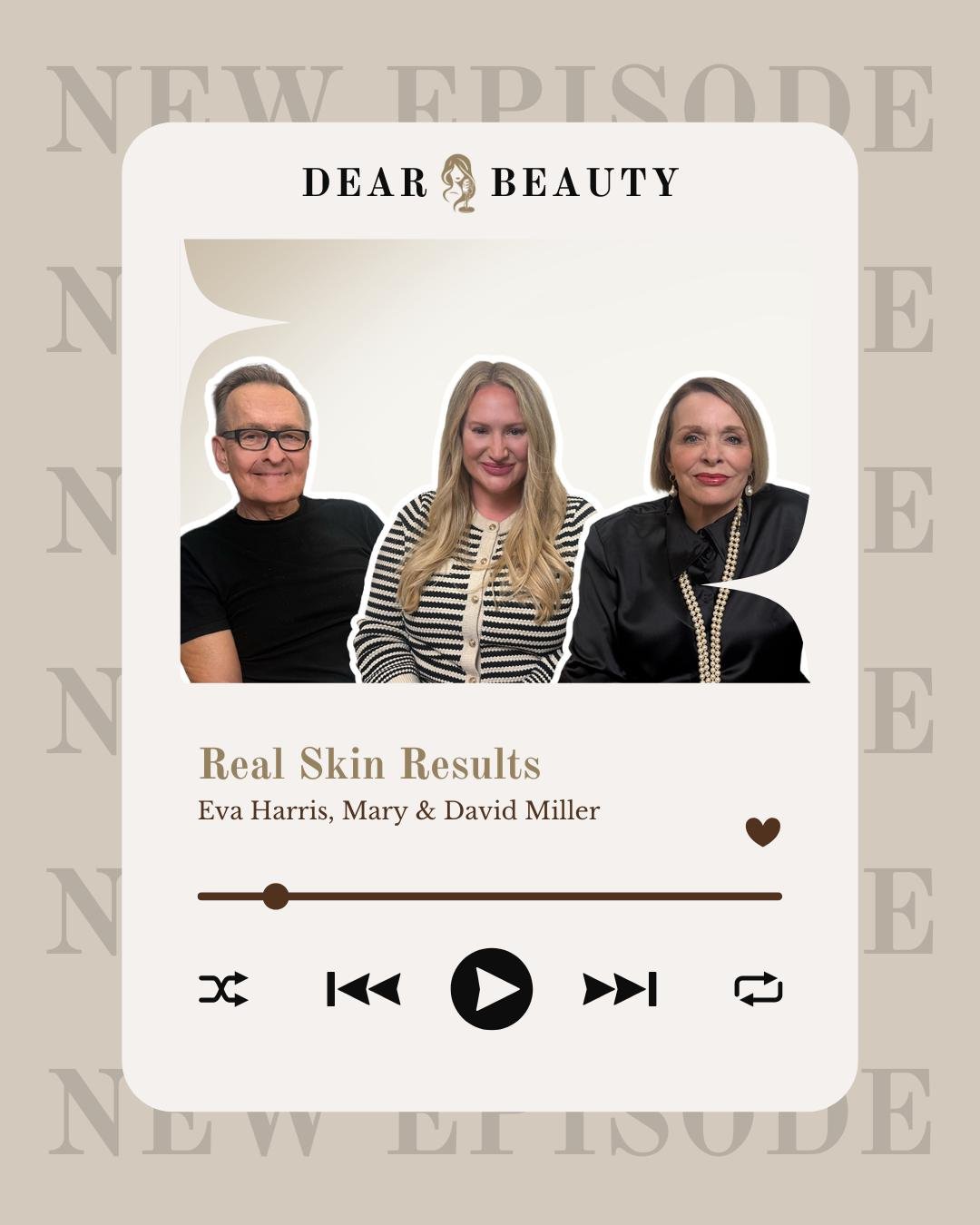 The secret to real skin results isn't a viral product. It's knowing what actually works. 🎙️✨

Click the link in our bio to watch!

This week, we're joined by a very special guest, David Miller of David &amp; Mary, for an honest conversation about fa