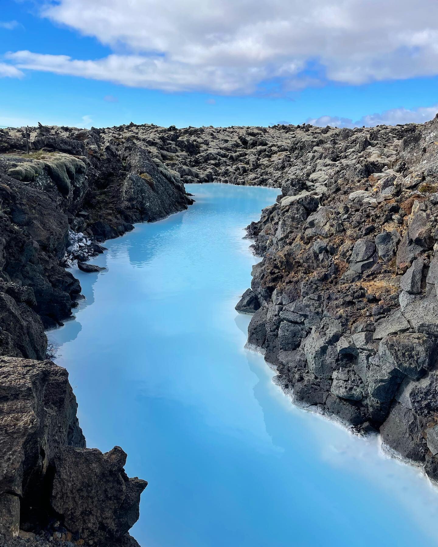 Goodbye for now, but not forever. We&rsquo;ll miss you, Iceland. 
.
.
.
.
.
.
.
#iceland #blue #bluelagoon #scenery #icelandscape #icelandtravel #icelandtrip #travel #vacation #vacationmode #lagoon #lava #lavaflow